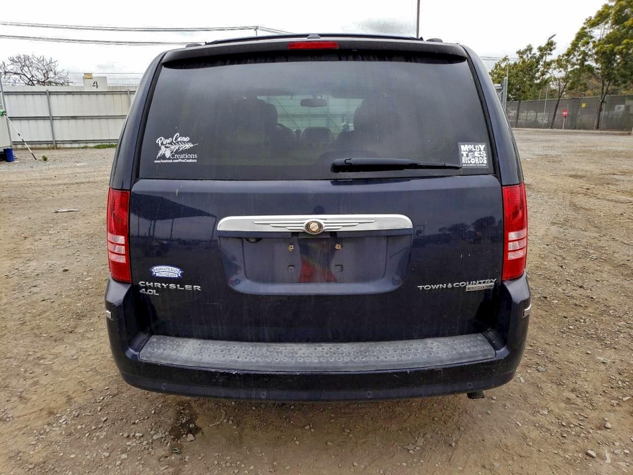 2010 Chrysler Town & Country Limited Black vin: 2A4RR6DX8AR142086