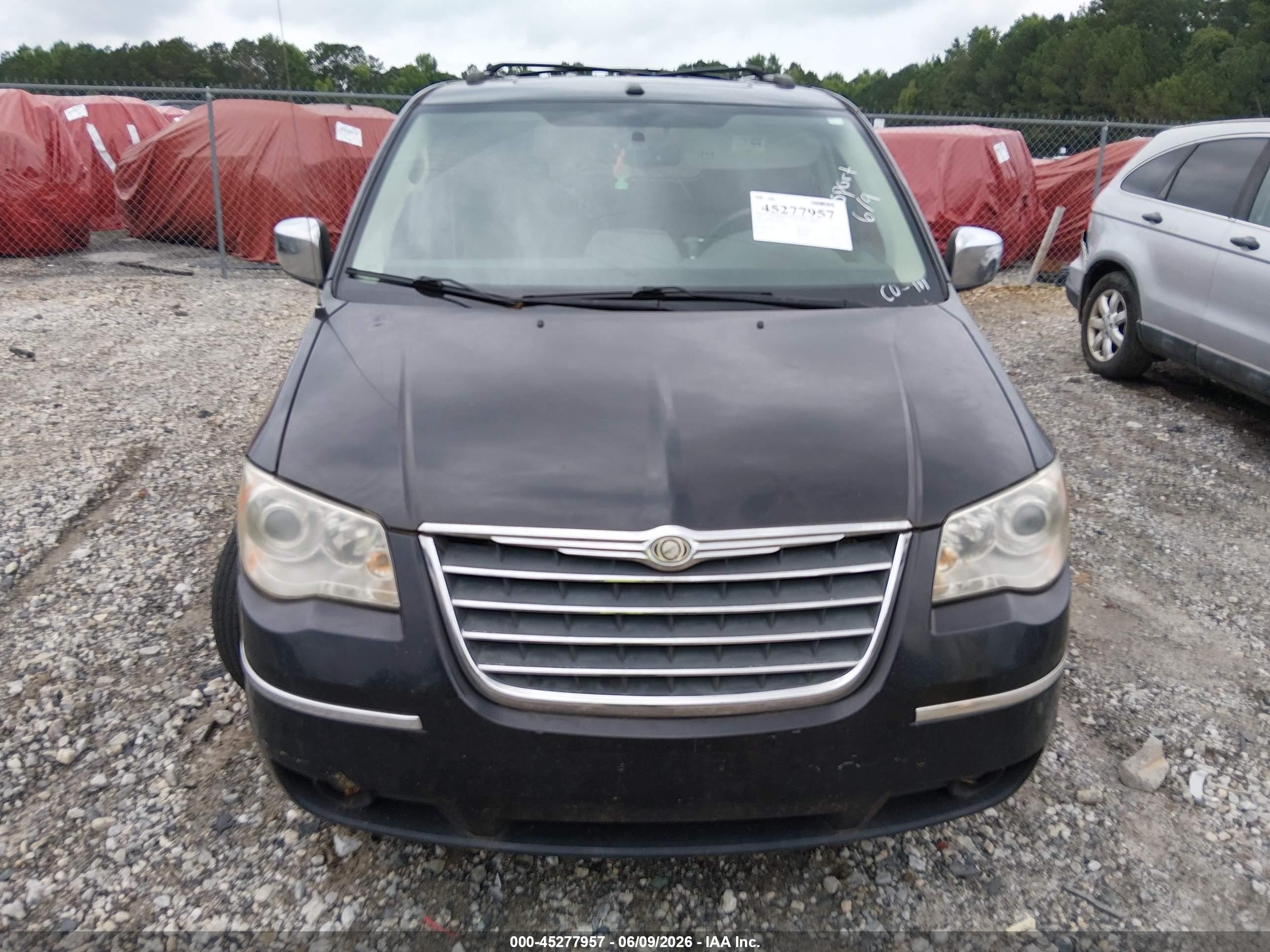 2010 Chrysler Town & Country Limited Черный vin: 2A4RR6DX8AR152715