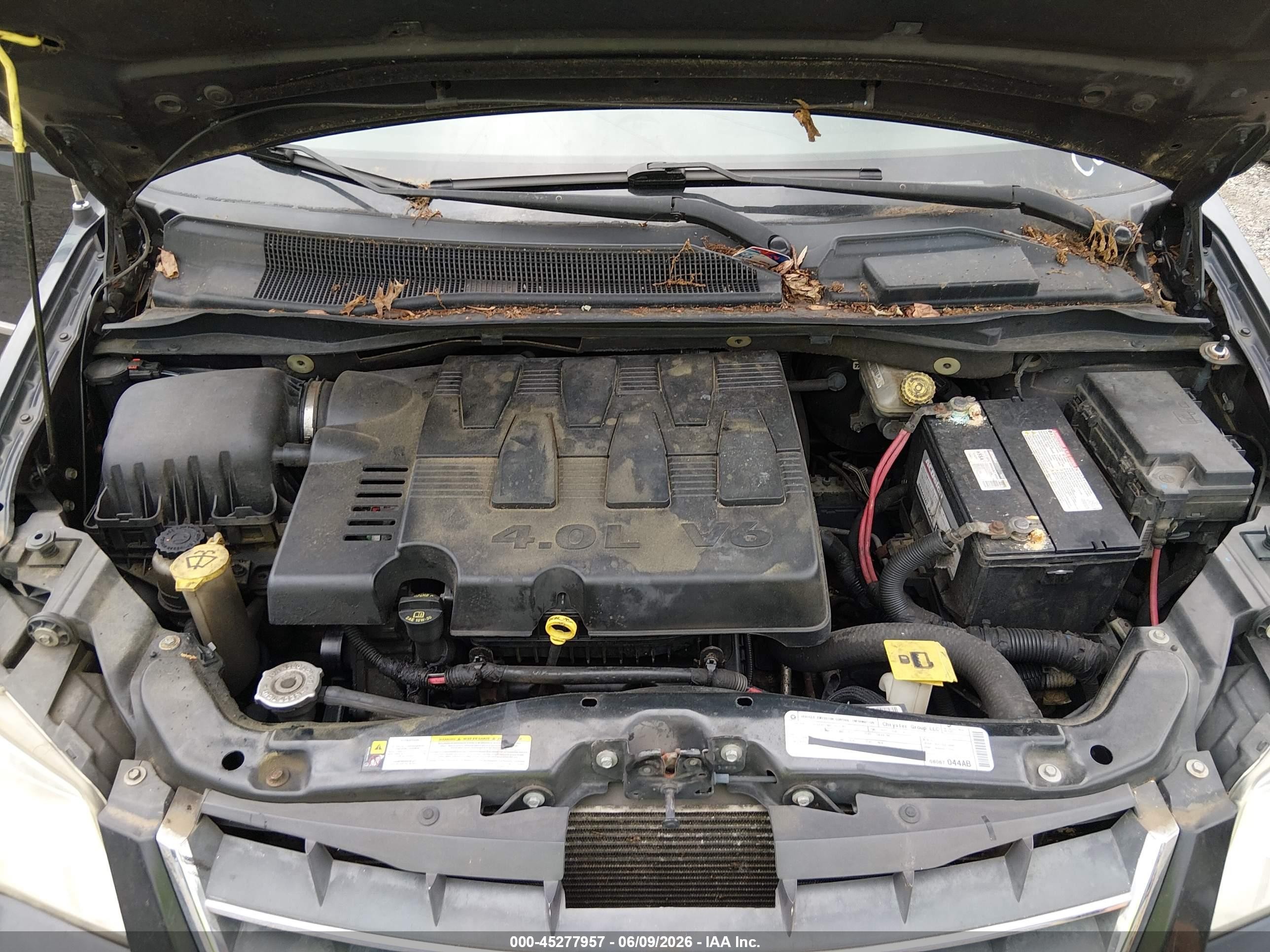 2010 Chrysler Town & Country Limited Черный vin: 2A4RR6DX8AR152715