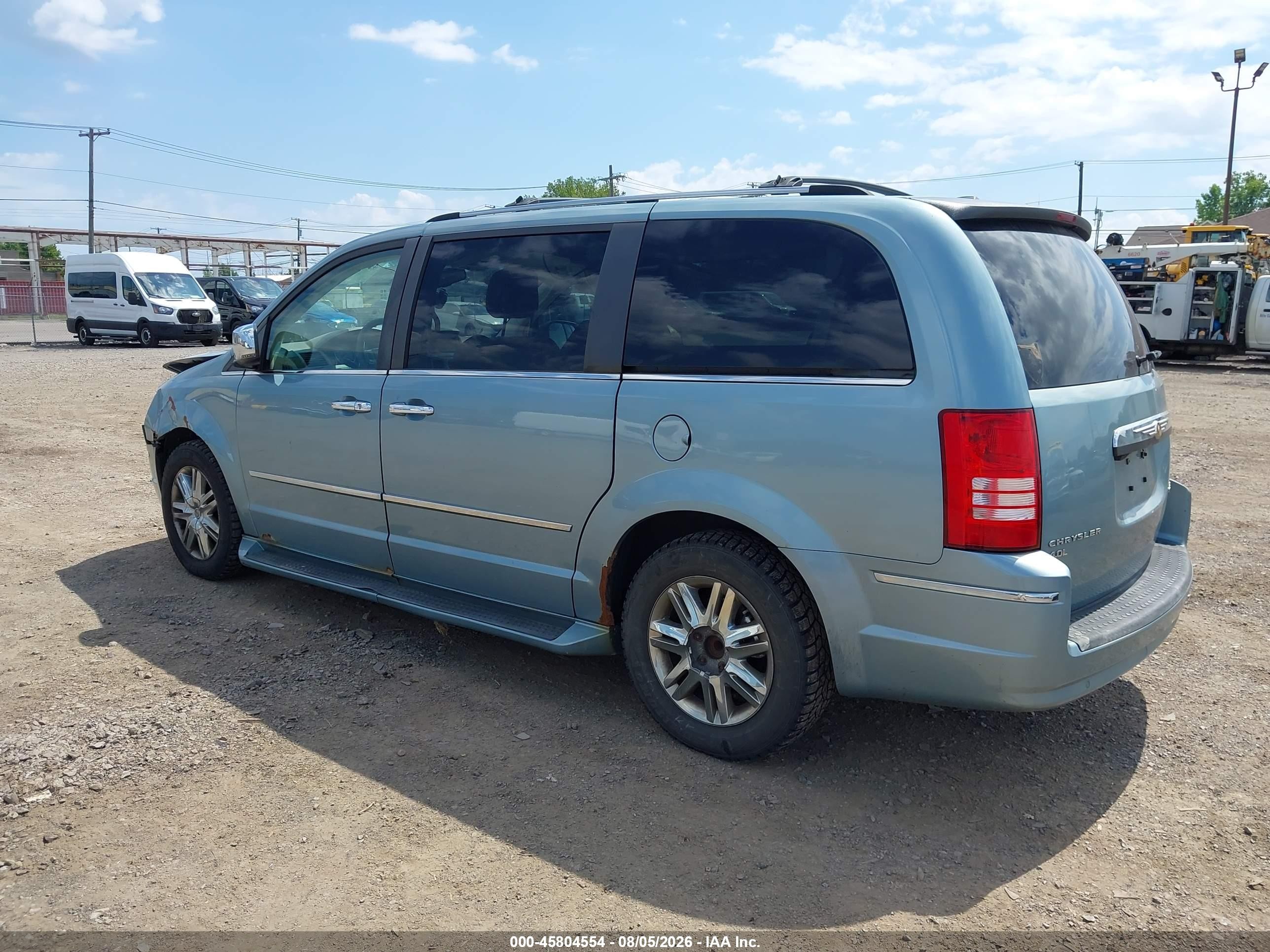 2010 Chrysler Town & Country New Limited Light Blue vin: 2A4RR7DX4AR322137