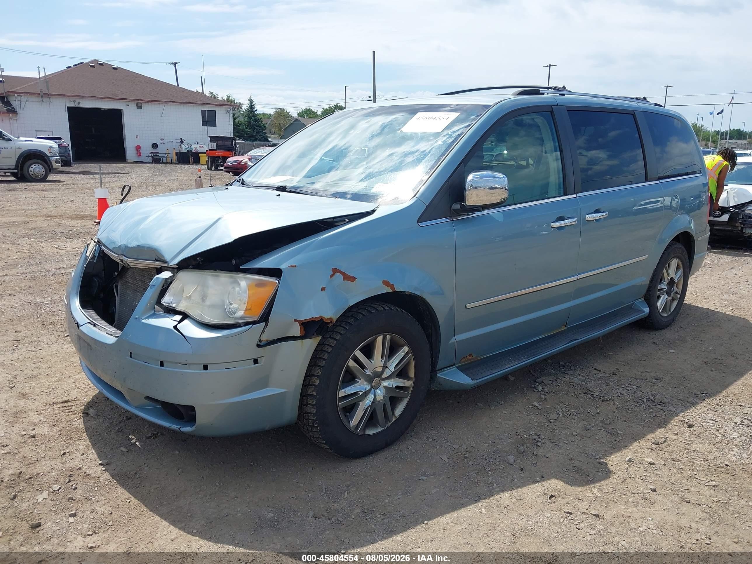 2010 Chrysler Town & Country New Limited Light Blue vin: 2A4RR7DX4AR322137