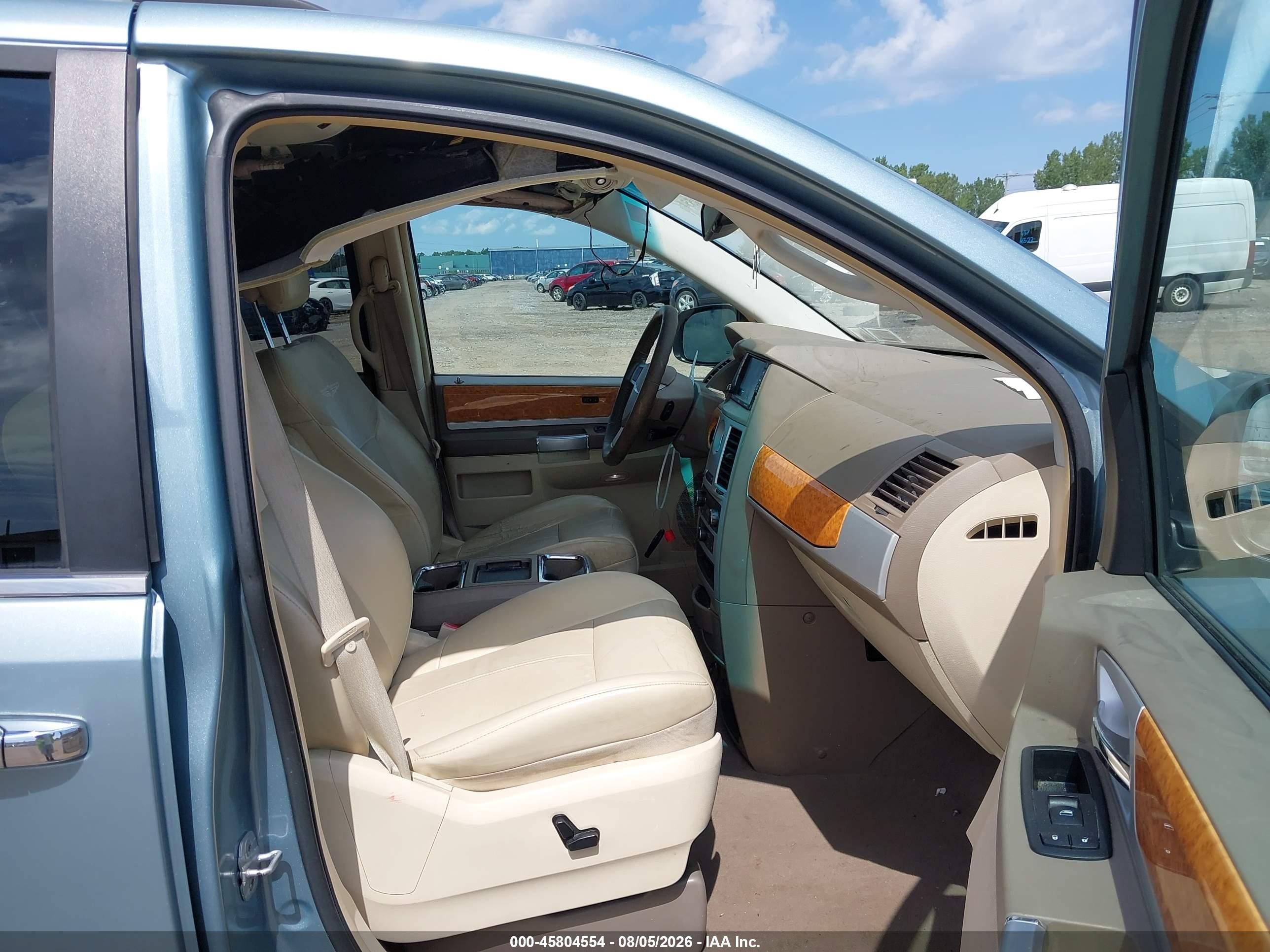 2010 Chrysler Town & Country New Limited Light Blue vin: 2A4RR7DX4AR322137