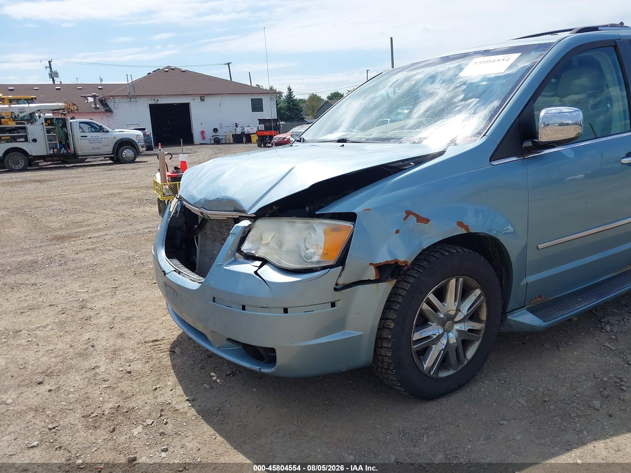 2010 Chrysler Town & Country New Limited Light Blue vin: 2A4RR7DX4AR322137
