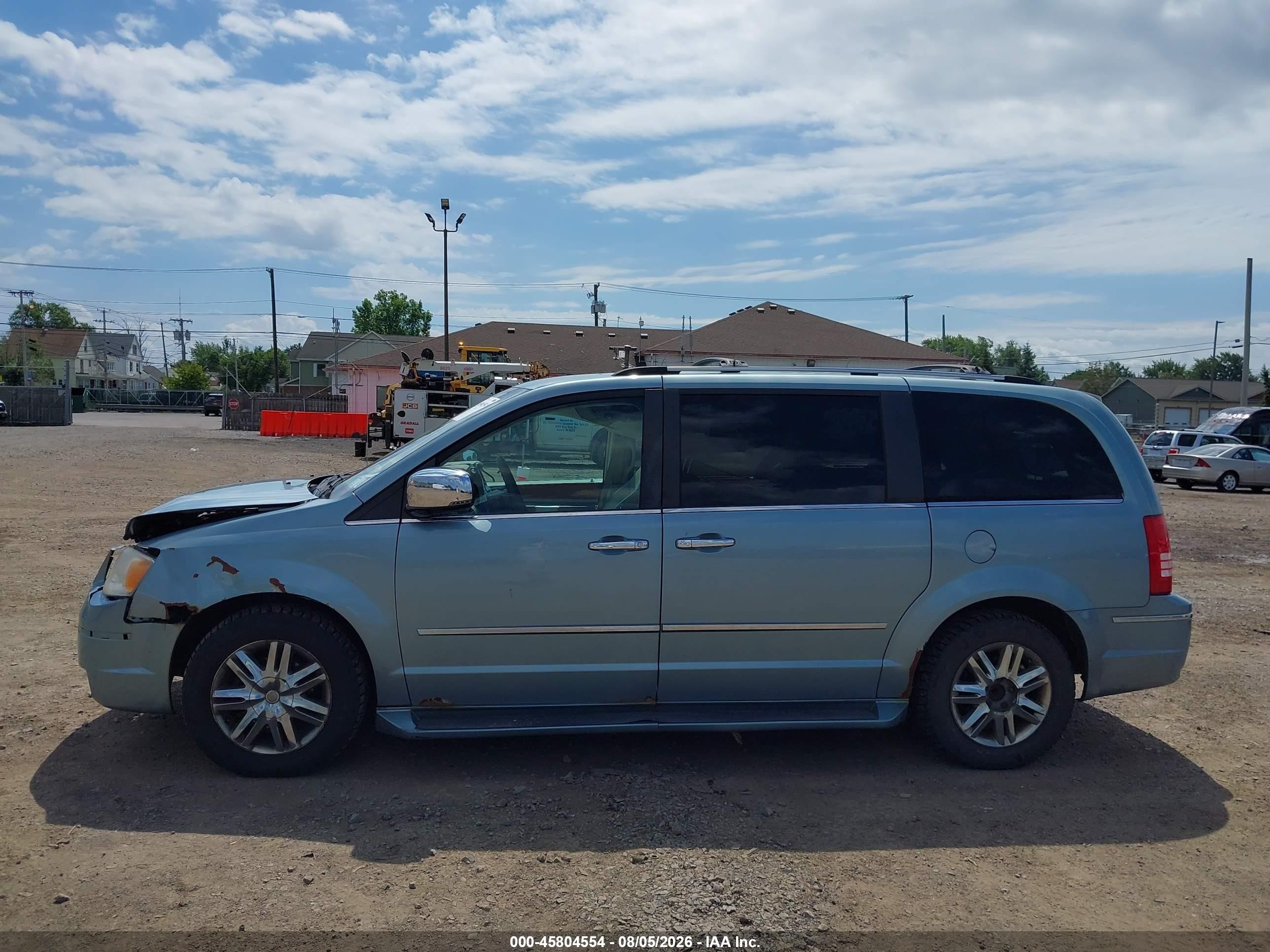2010 Chrysler Town & Country New Limited Light Blue vin: 2A4RR7DX4AR322137