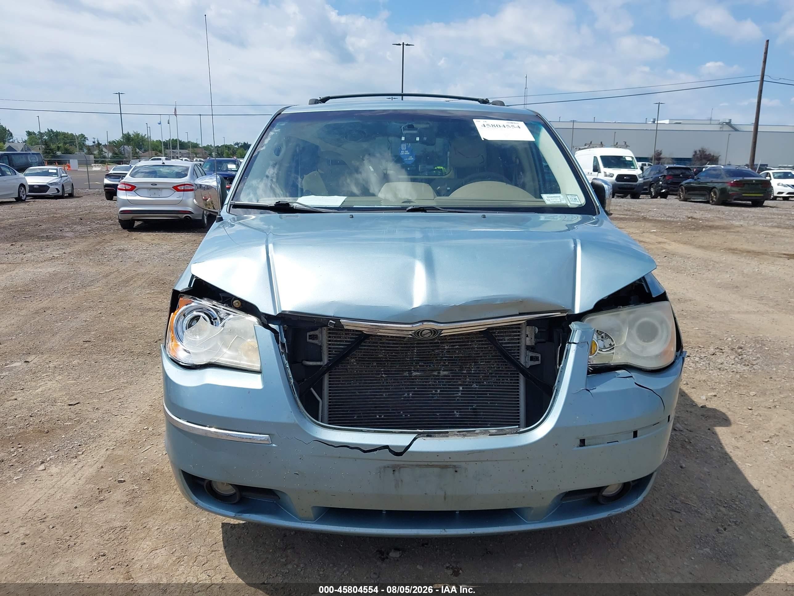 2010 Chrysler Town & Country New Limited Light Blue vin: 2A4RR7DX4AR322137