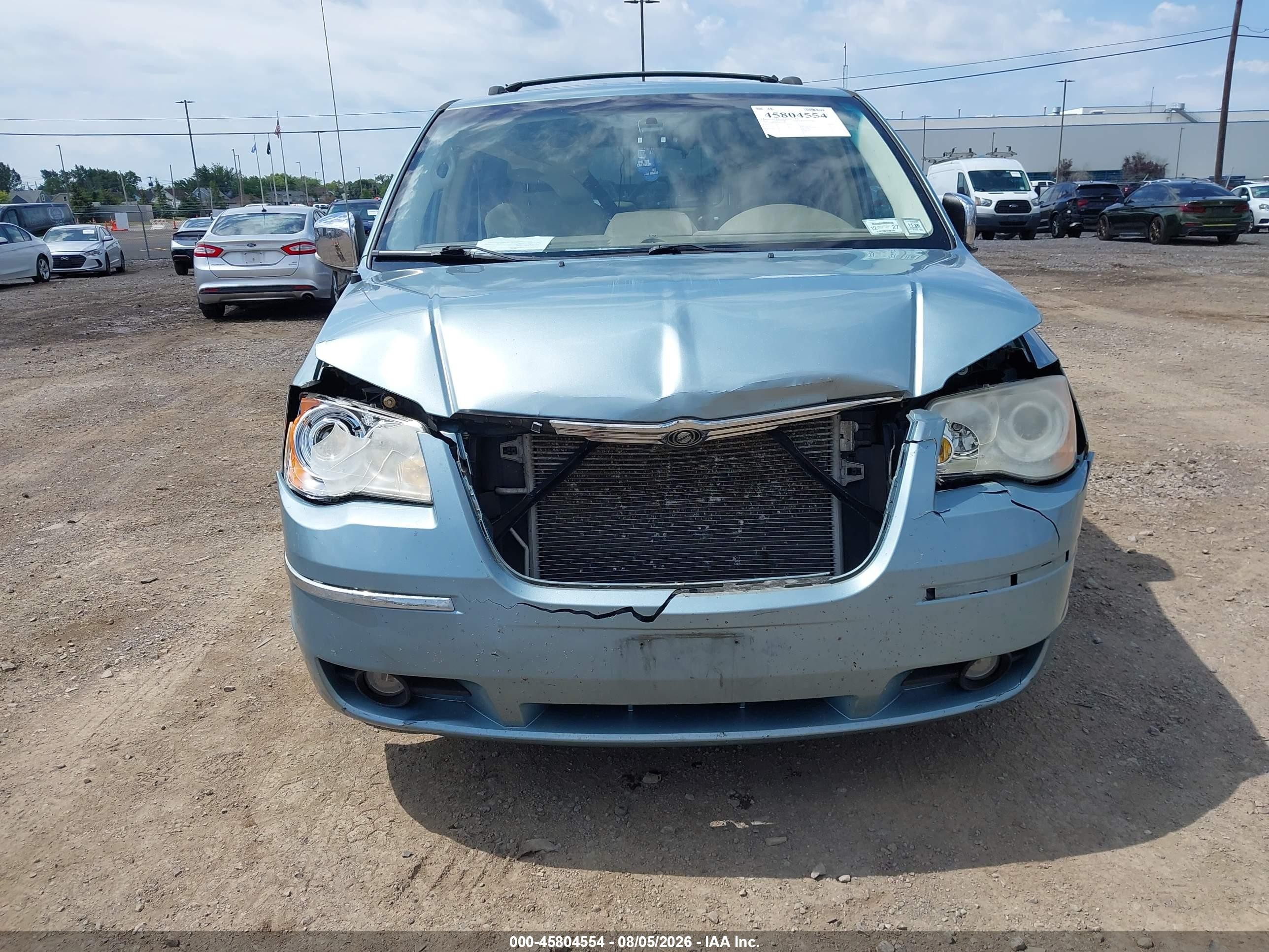 2010 Chrysler Town & Country New Limited Light Blue vin: 2A4RR7DX4AR322137