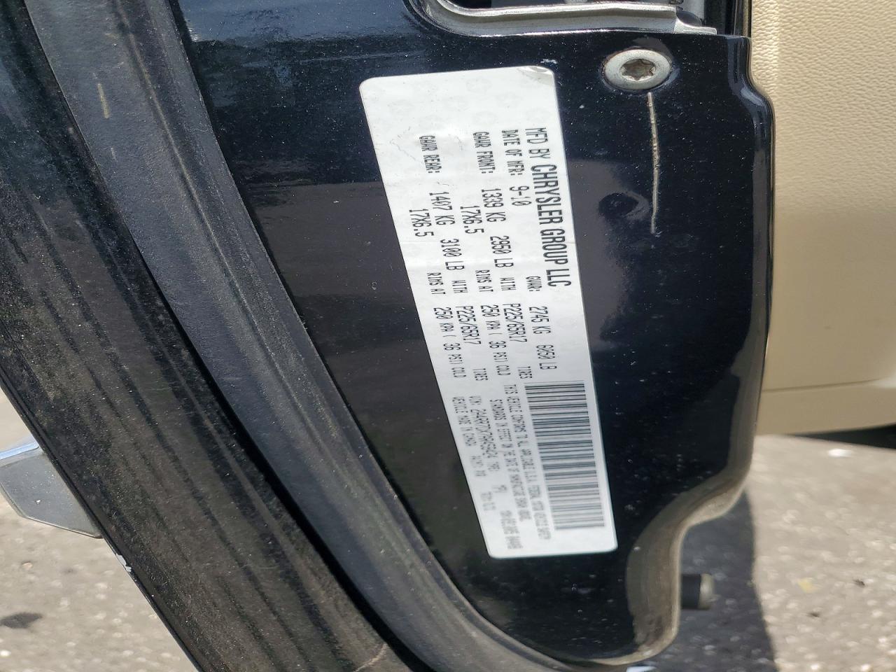 2010 Chrysler Town & Country Limited Black vin: 2A4RR7DX7AR458424
