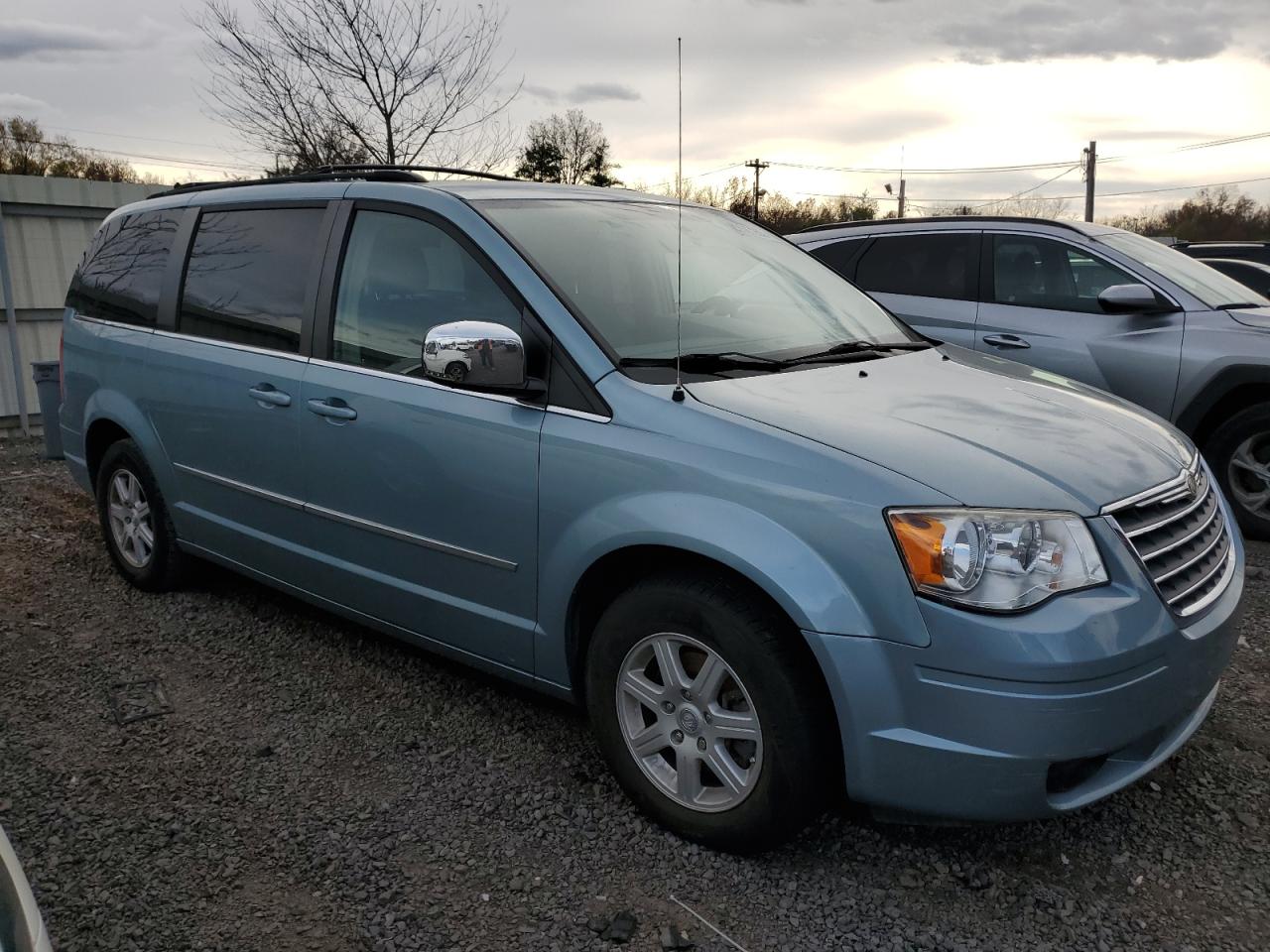 2010 Chrysler Town & Country Touring Plus Синий vin: 2A4RR8D17AR415803