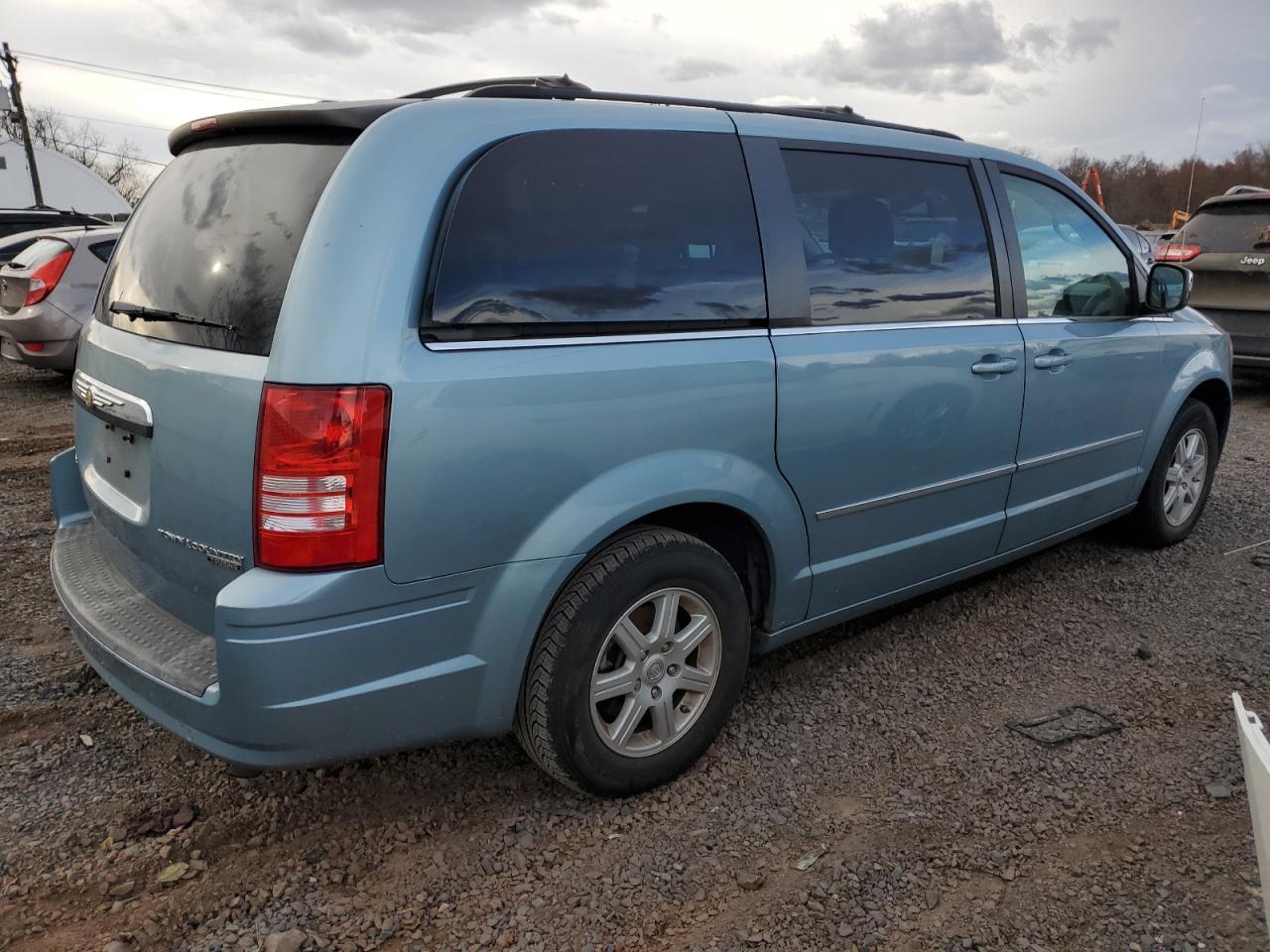 2010 Chrysler Town & Country Touring Plus Синий vin: 2A4RR8D17AR415803