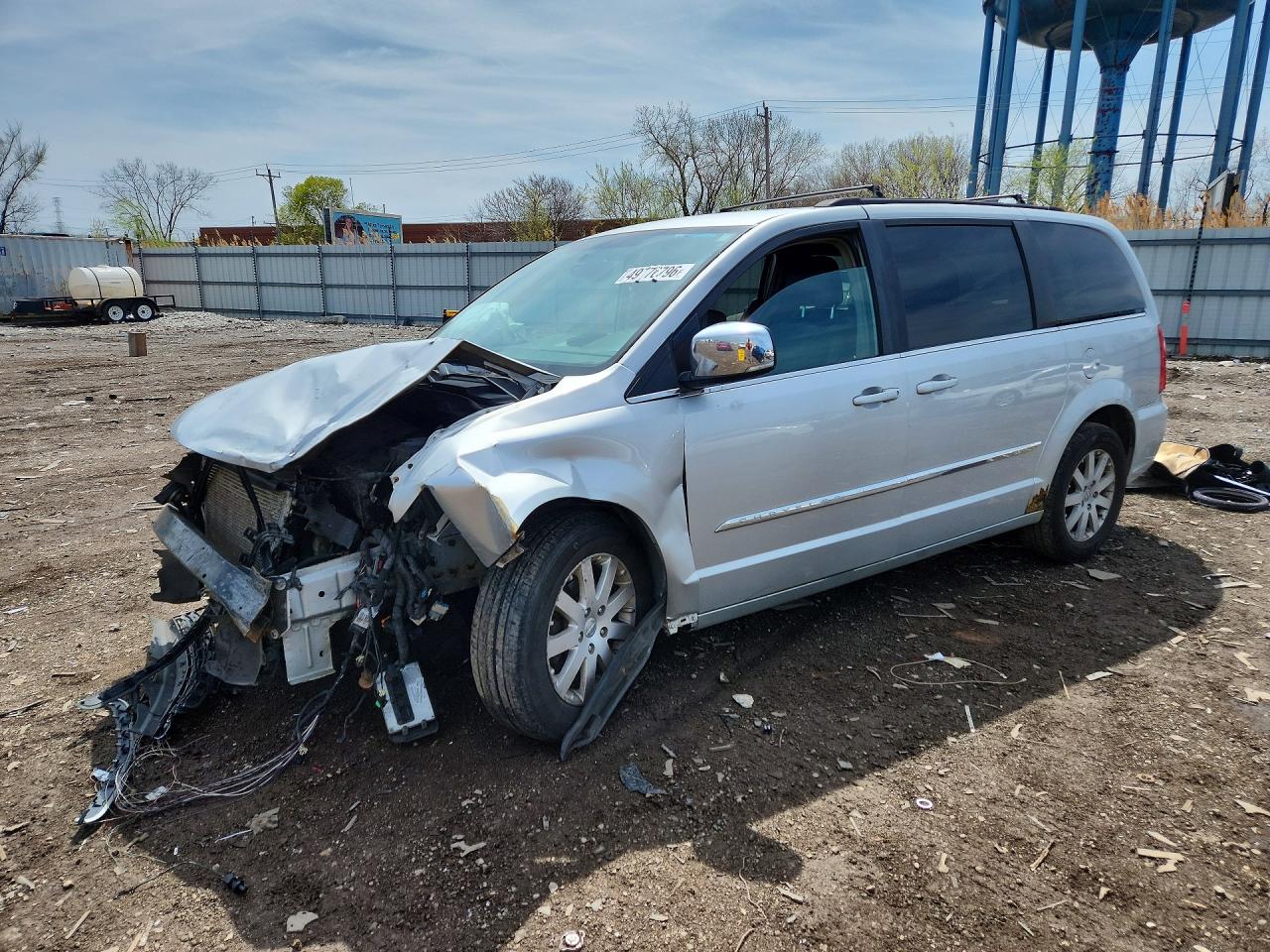2011 Chrysler Town & Country Touring L Silver vin: 2A4RR8DG0BR713518