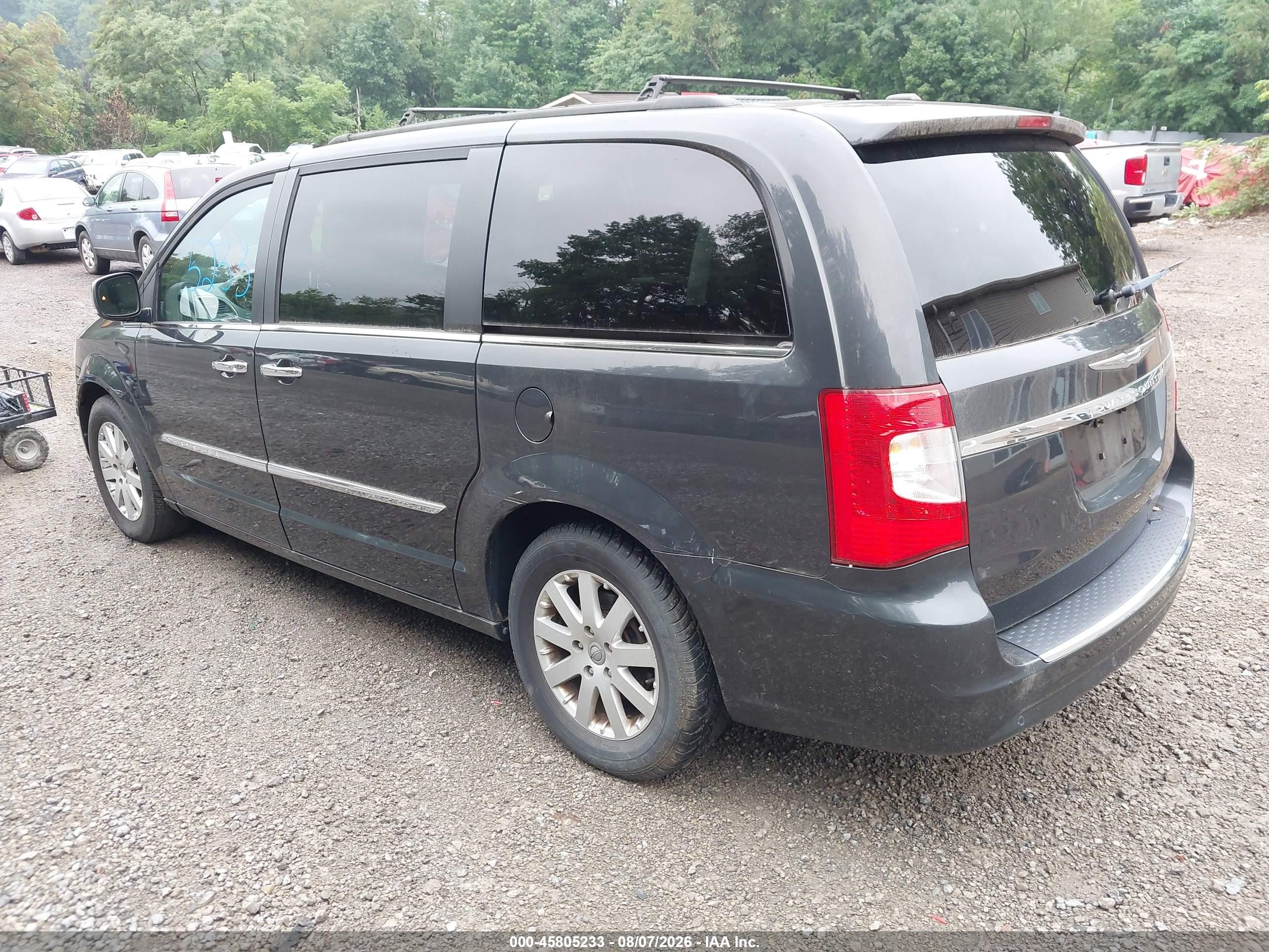 2011 Chrysler Town & Country Touring-l Black vin: 2A4RR8DG0BR760158