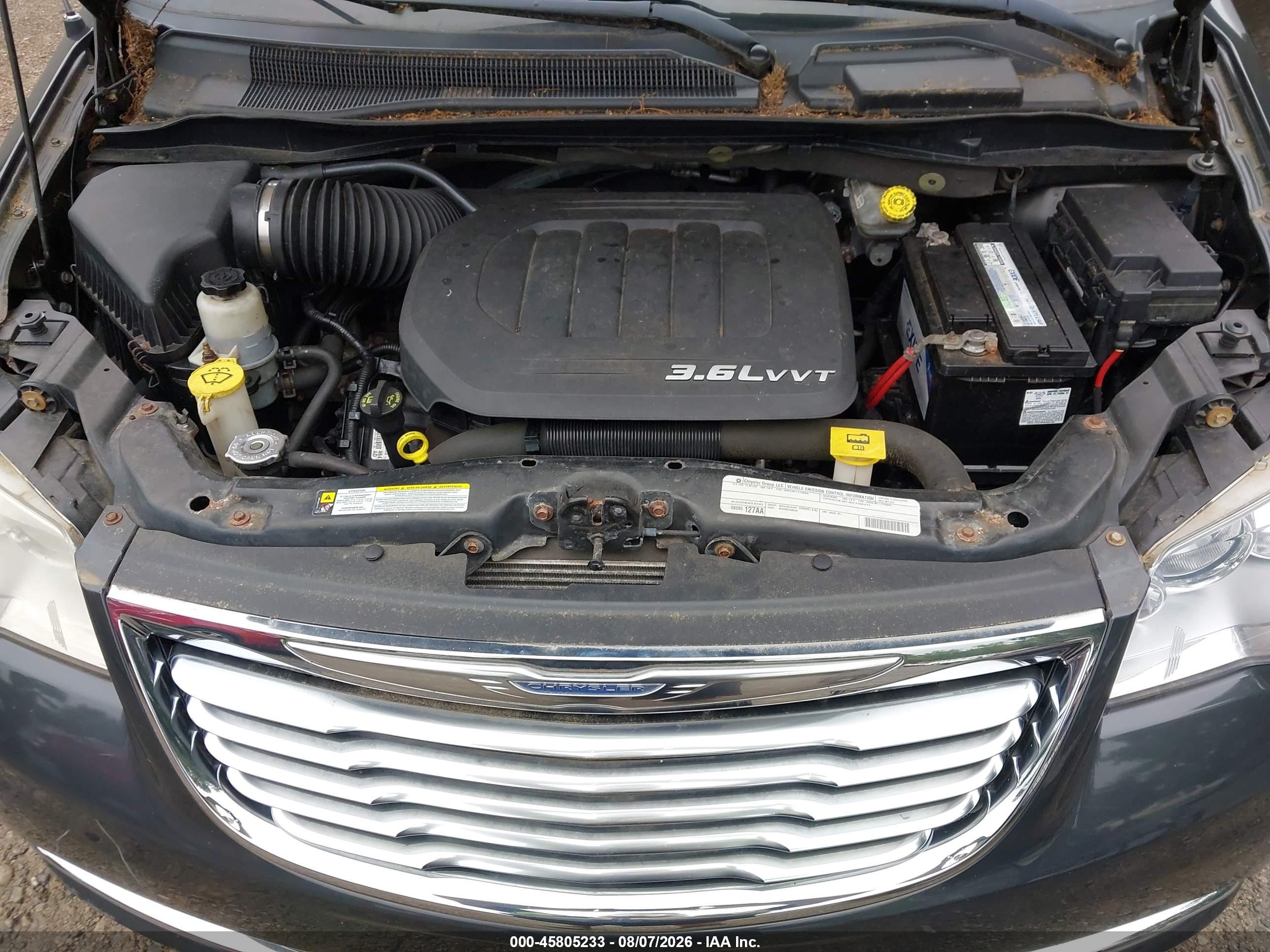 2011 Chrysler Town & Country Touring-l Black vin: 2A4RR8DG0BR760158