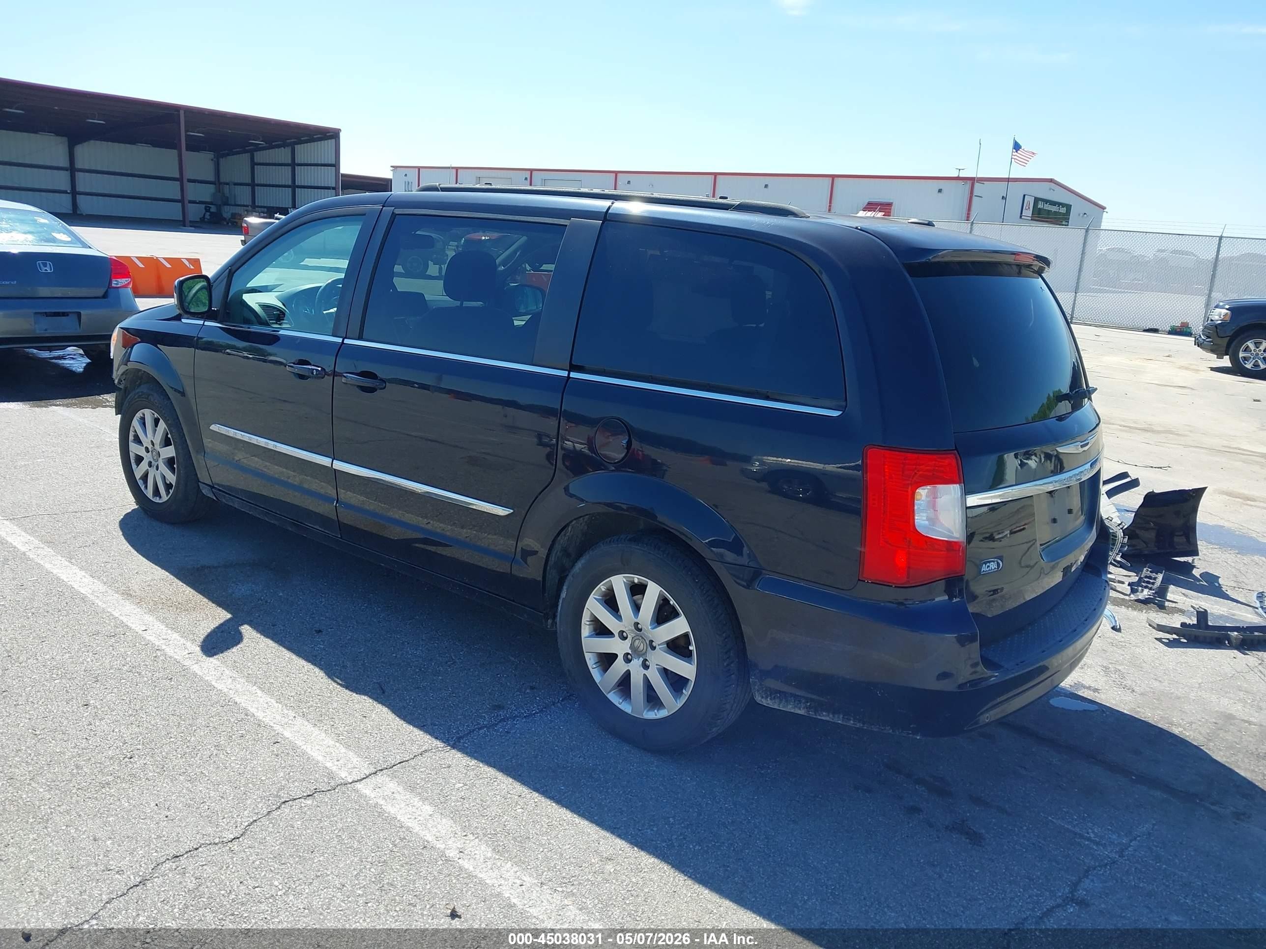 2011 Chrysler Town & Country Touring-l Black vin: 2A4RR8DG3BR613784