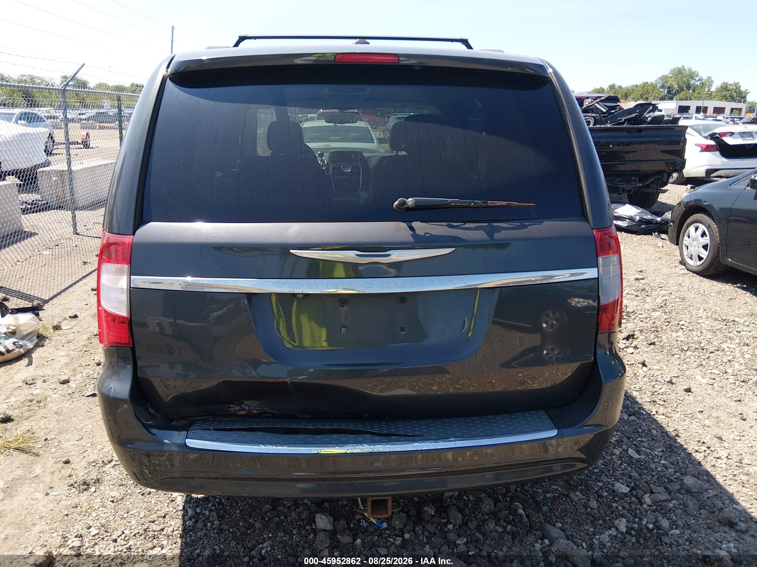 2011 Chrysler Town & Country Touring-l Gray vin: 2A4RR8DG3BR617172