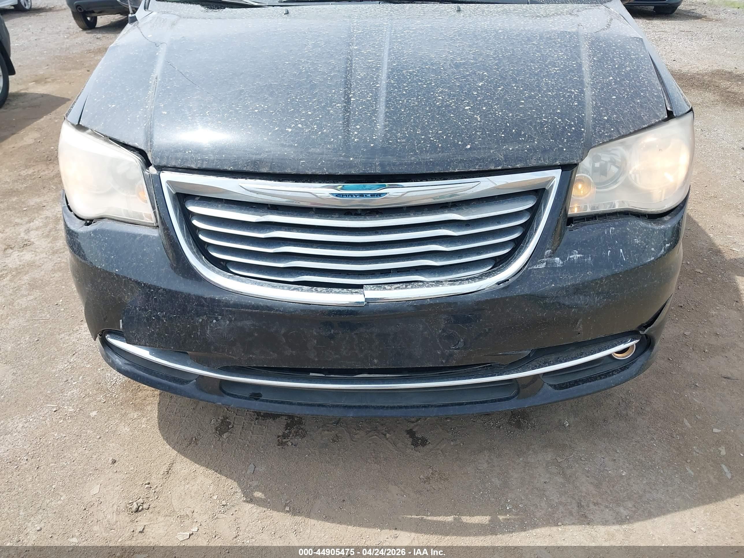 2011 Chrysler Town & Country Touring-l Black vin: 2A4RR8DG4BR630755