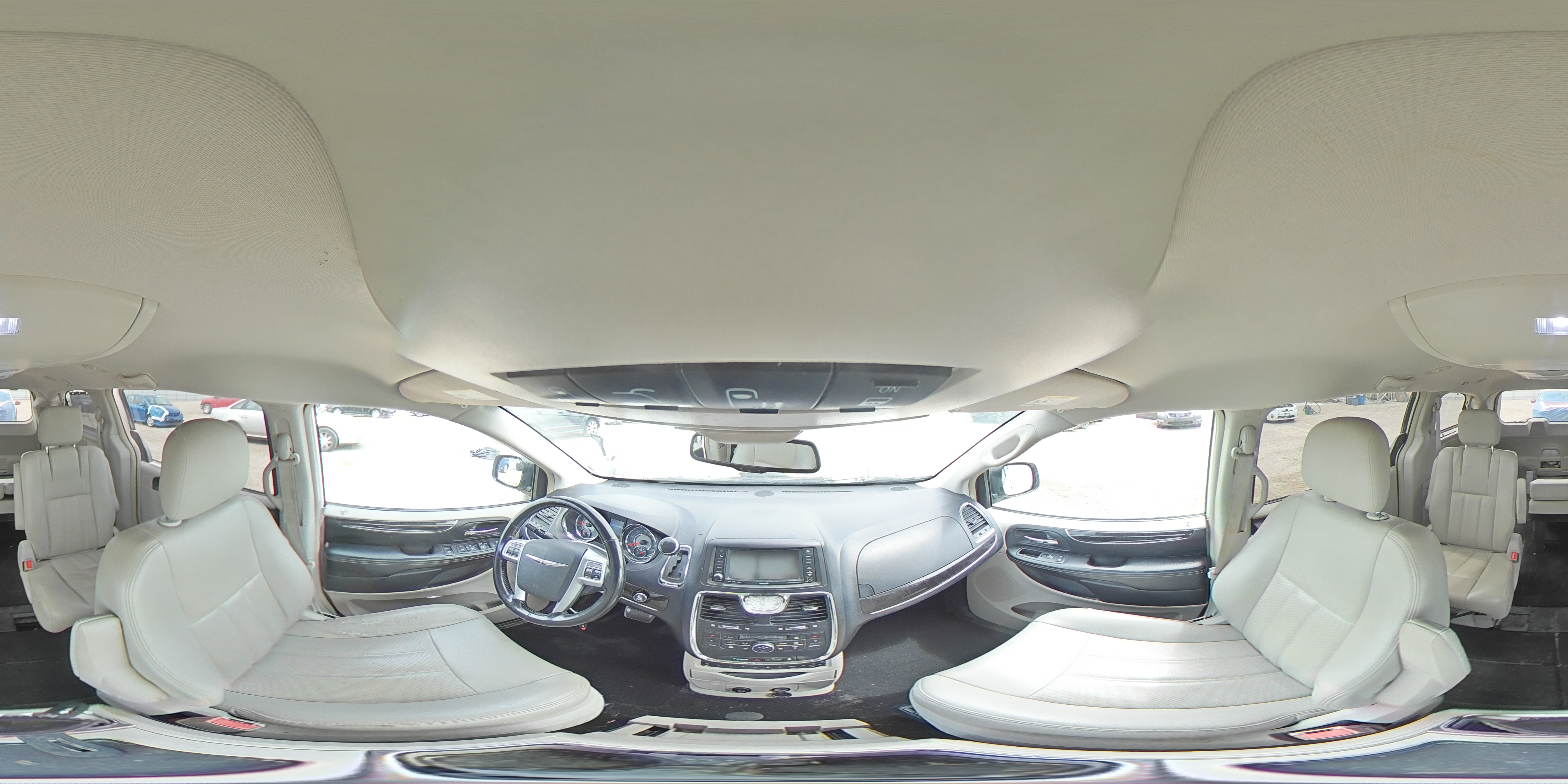 2011 Chrysler Town & Country Touring L White vin: 2A4RR8DG4BR676151