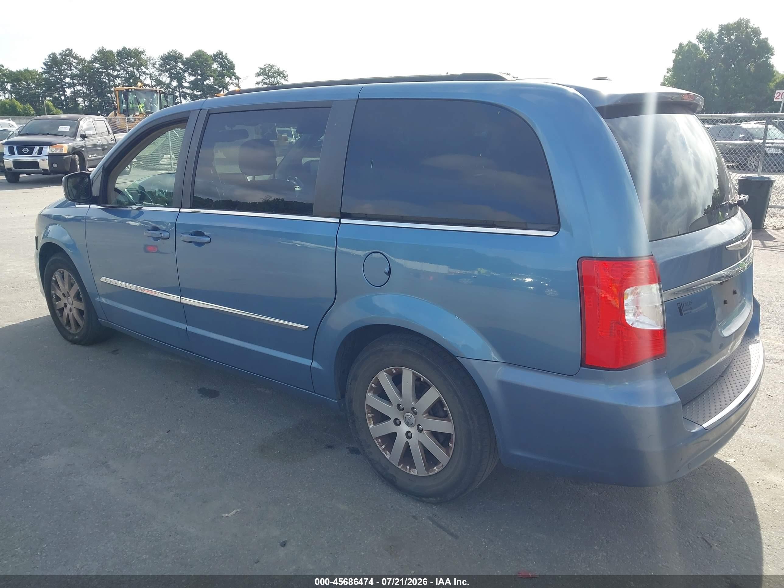 2011 Chrysler Town & Country Touring-l Gray vin: 2A4RR8DG5BR758745
