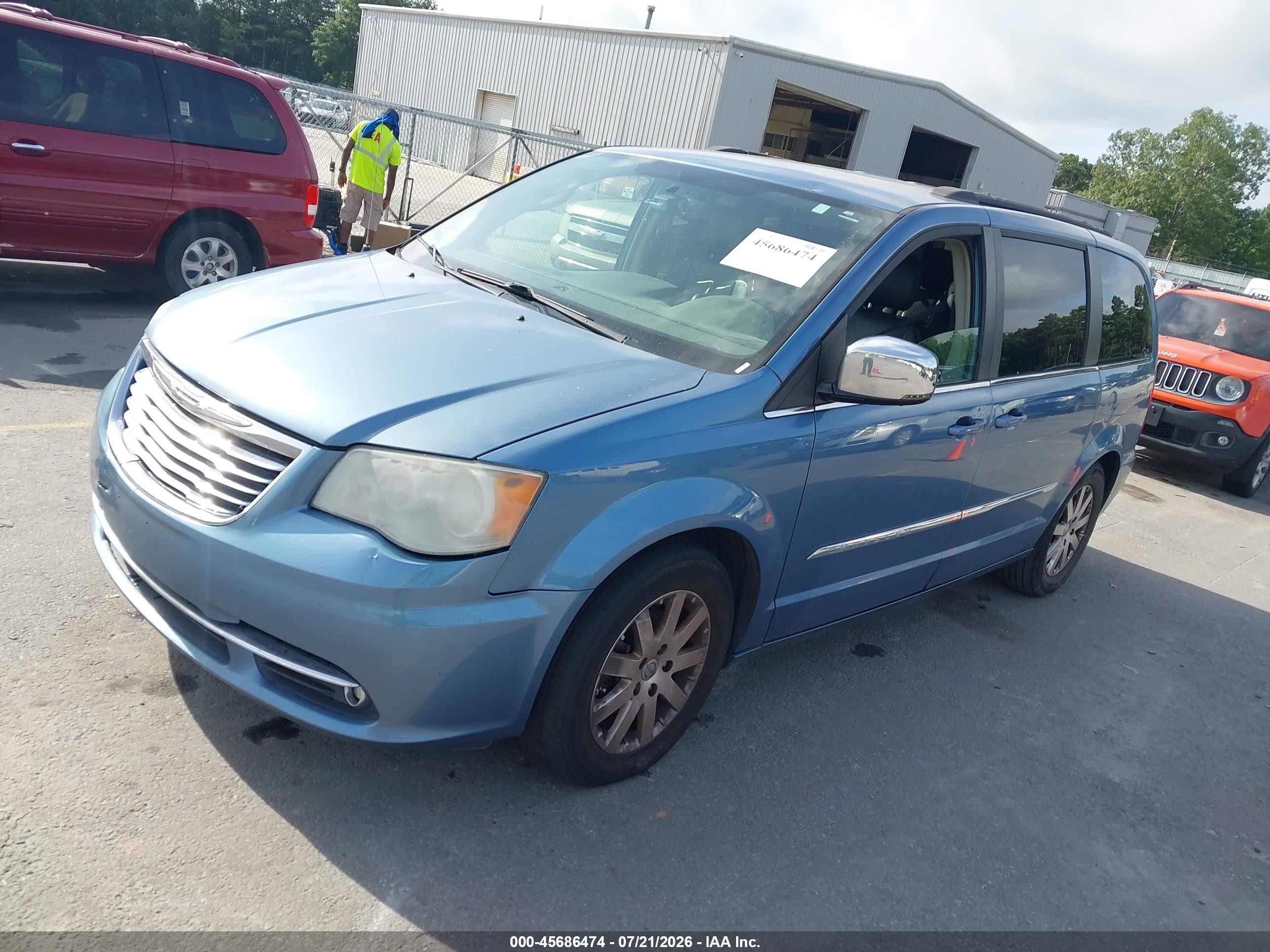 2011 Chrysler Town & Country Touring-l Gray vin: 2A4RR8DG5BR758745