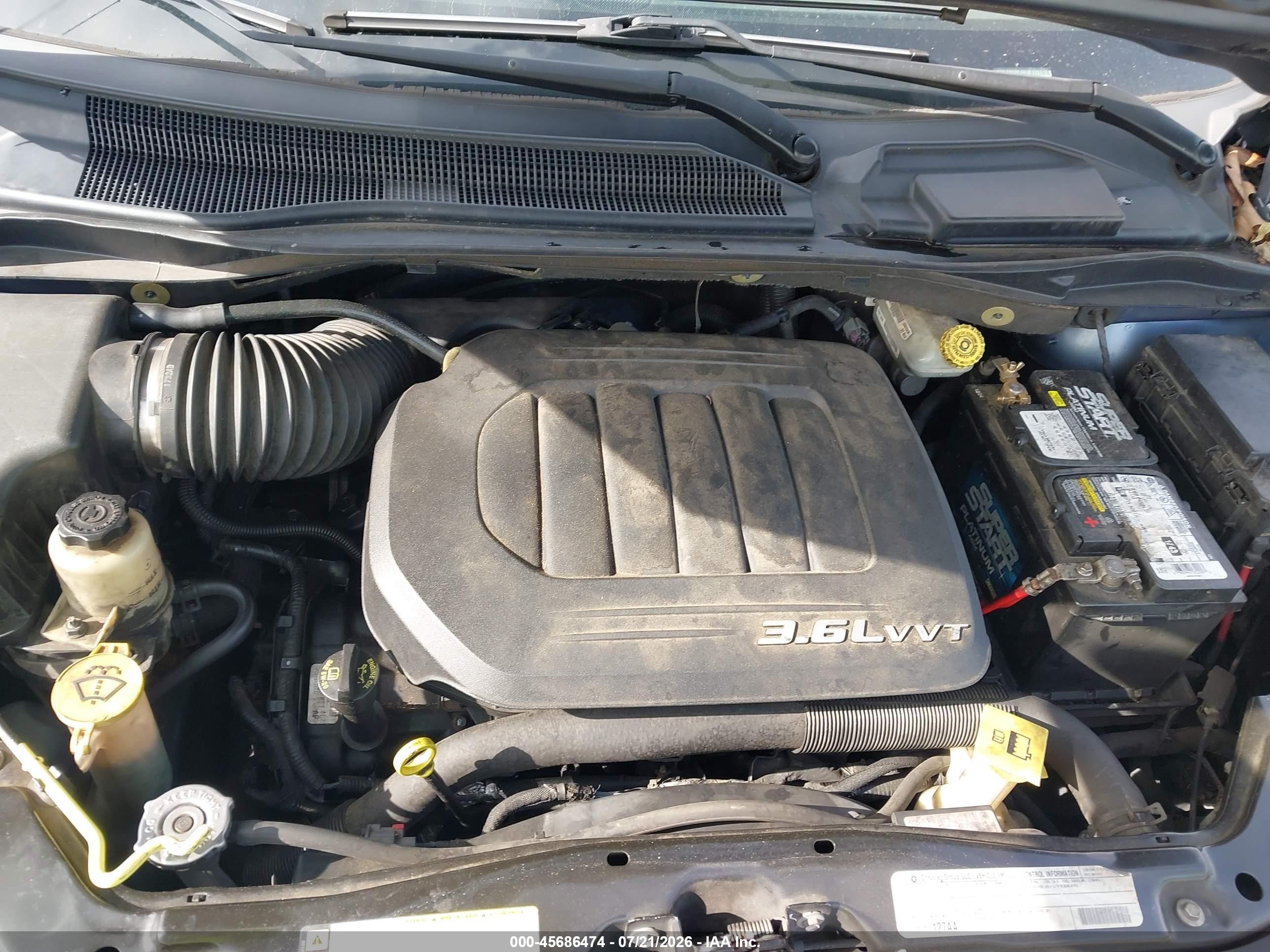 2011 Chrysler Town & Country Touring-l Gray vin: 2A4RR8DG5BR758745