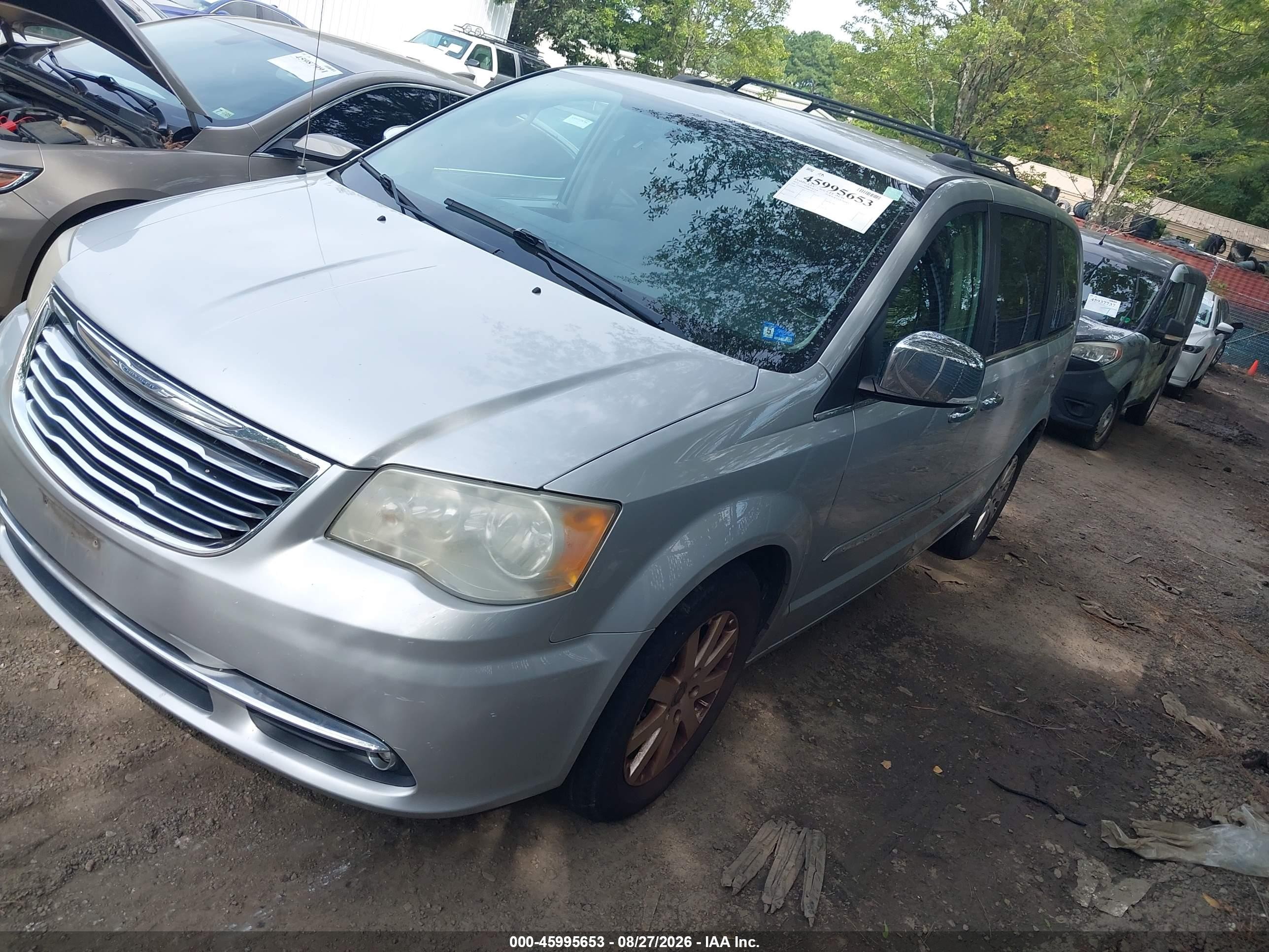 2011 Chrysler Town & Country Touring-l Silver vin: 2A4RR8DG6BR782262