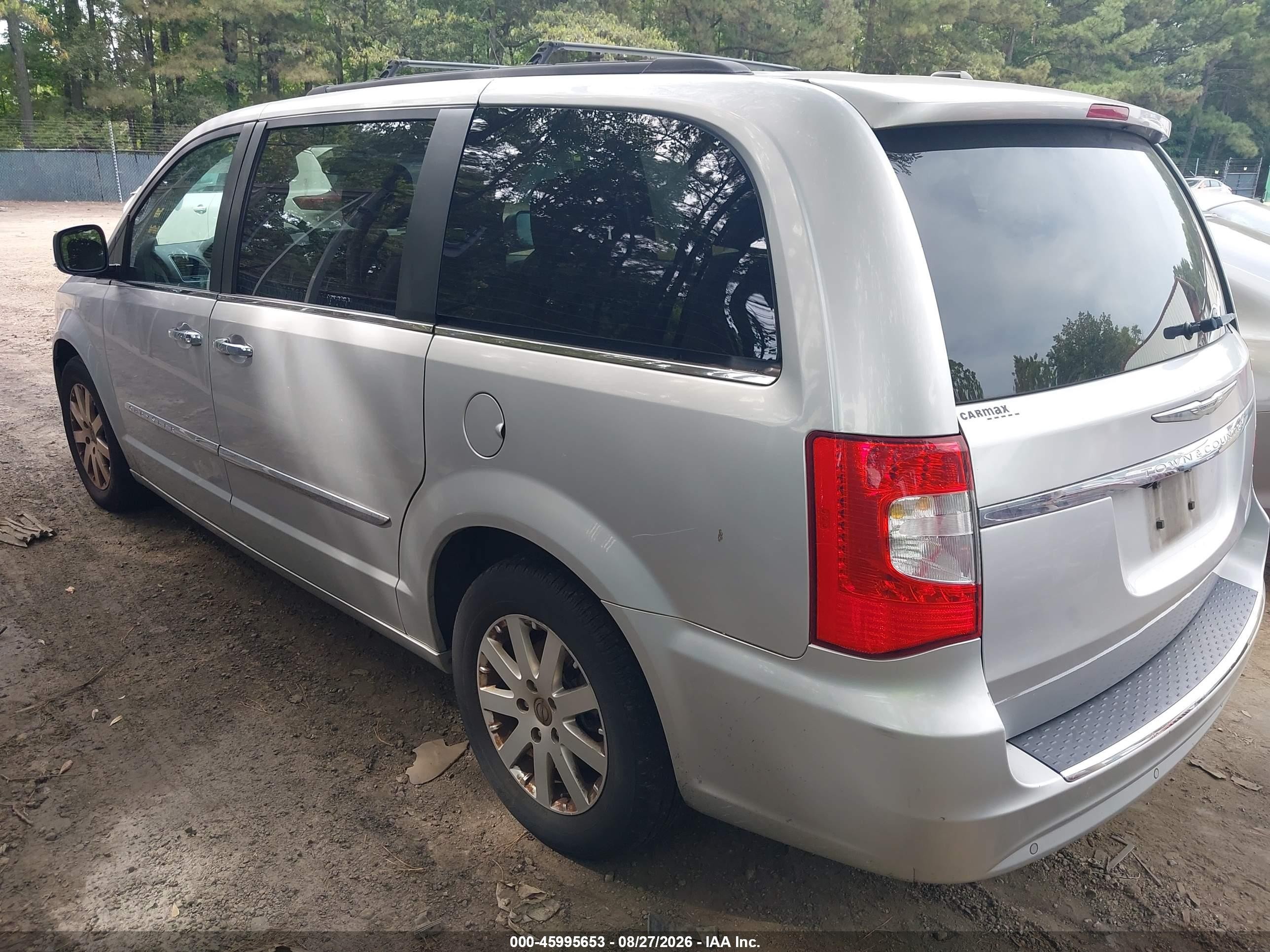 2011 Chrysler Town & Country Touring-l Silver vin: 2A4RR8DG6BR782262