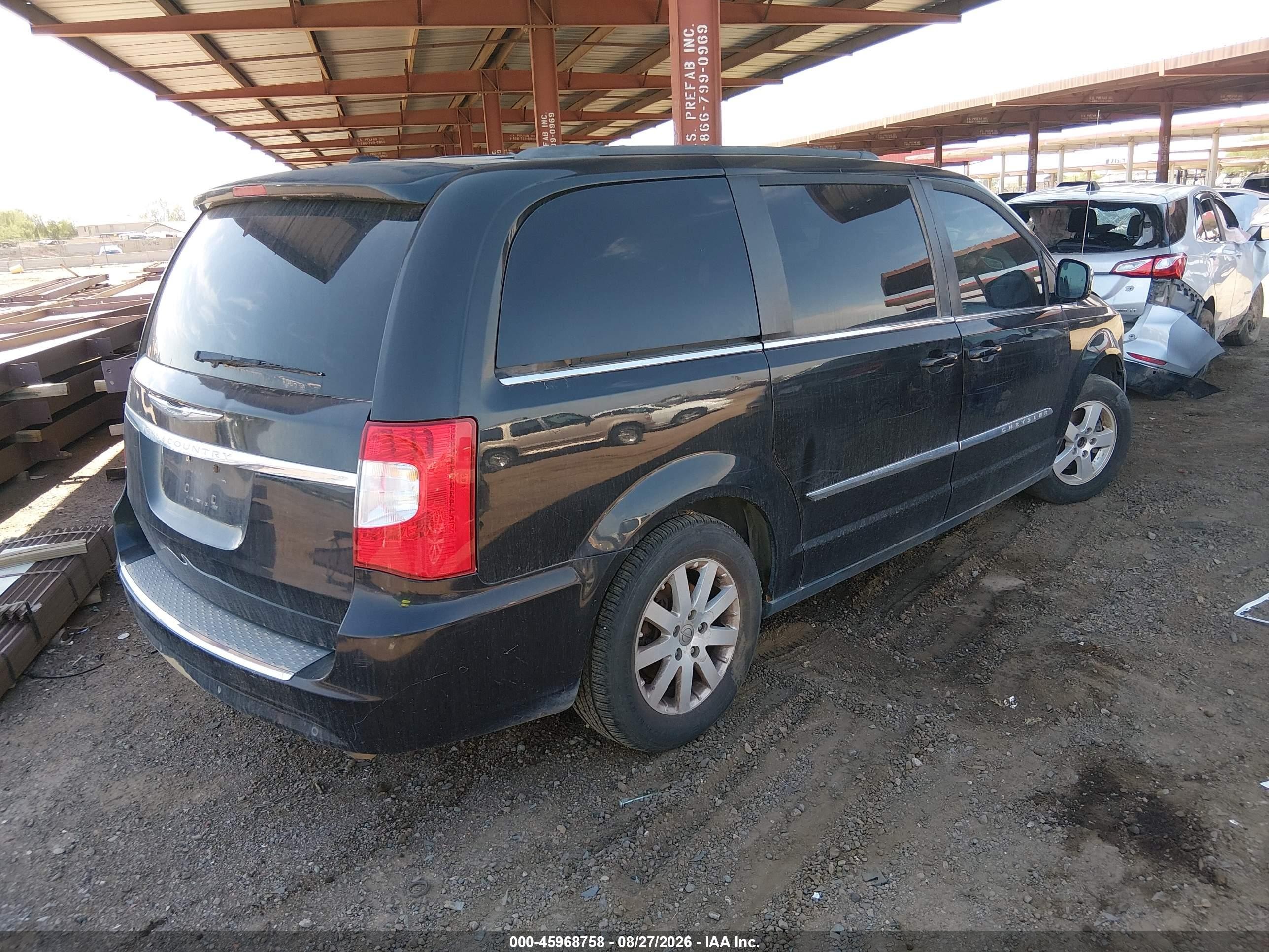 2011 Chrysler Town & Country Touring-l Black vin: 2A4RR8DG8BR714271