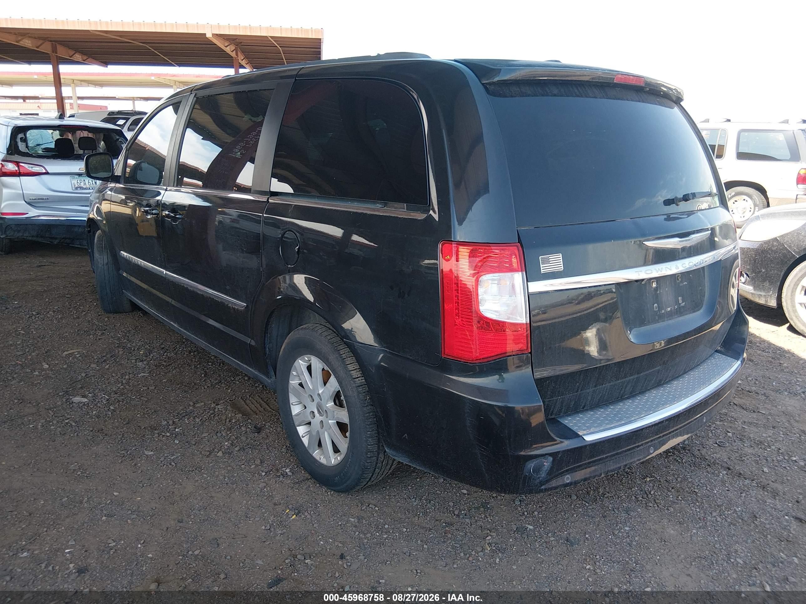 2011 Chrysler Town & Country Touring-l Black vin: 2A4RR8DG8BR714271