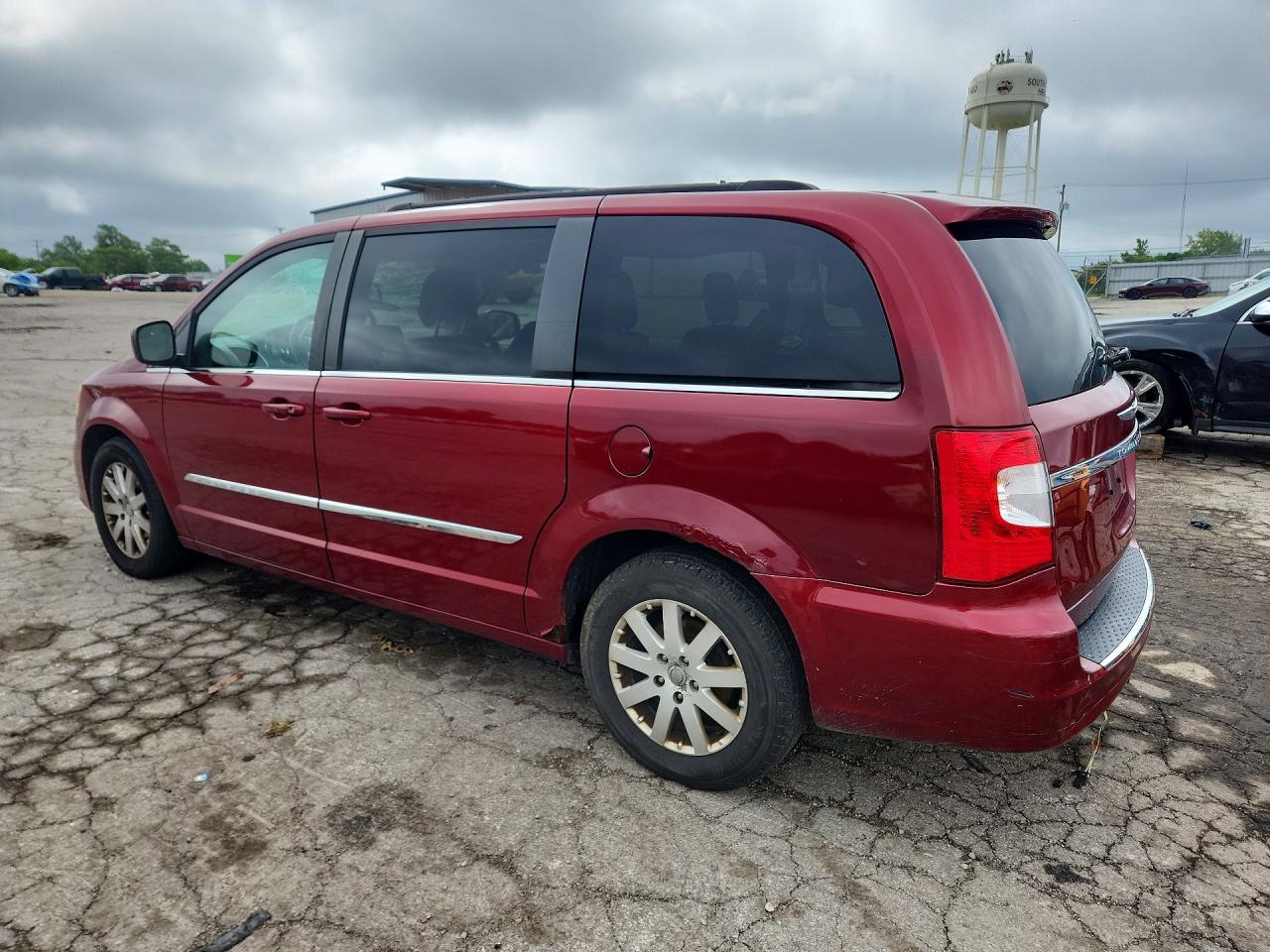 2011 Chrysler Town & Country Touring L Бордовый vin: 2A4RR8DG9BR617712