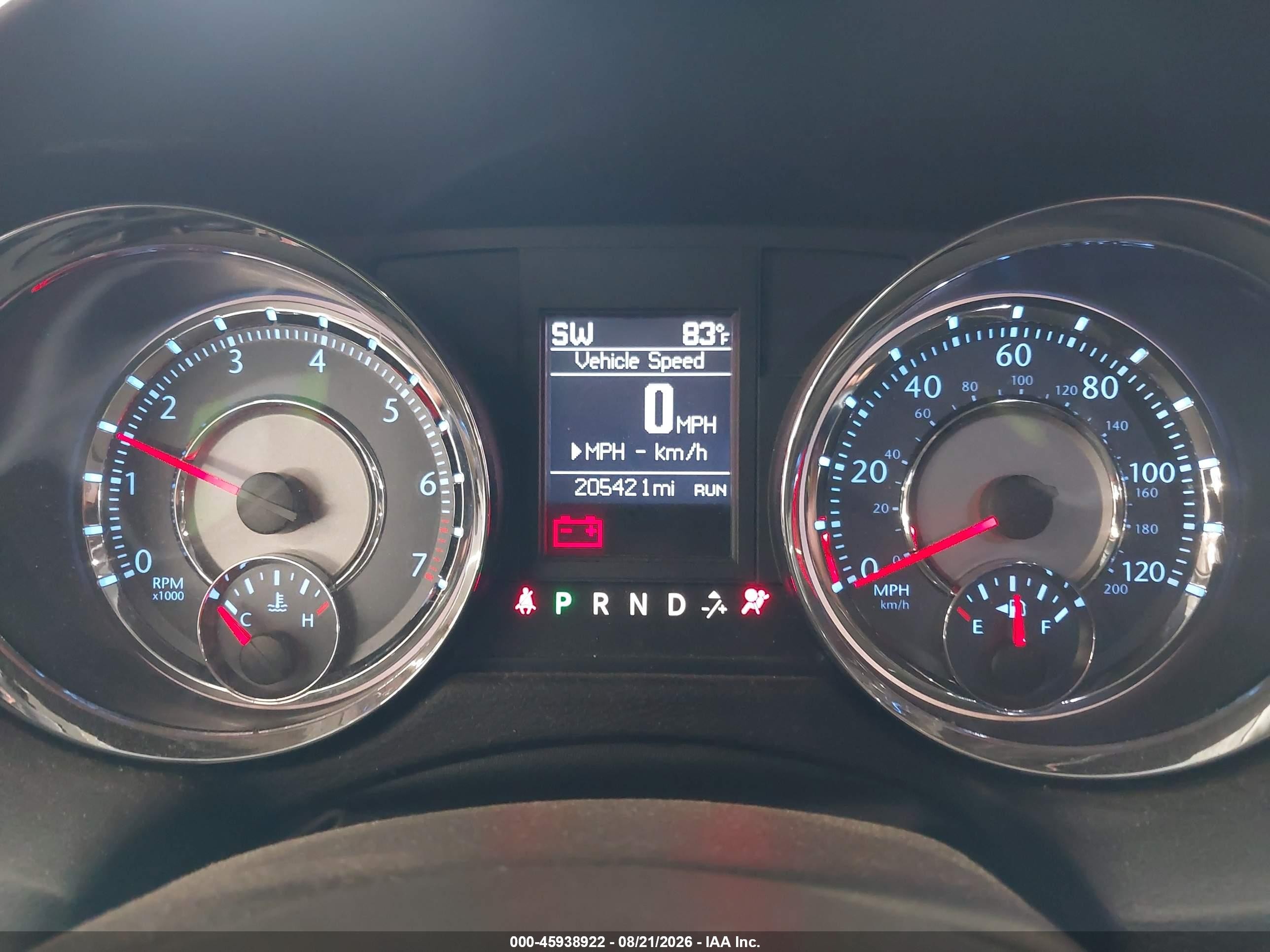 2011 Chrysler Town & Country Touring-l Красный vin: 2A4RR8DGXBR749989