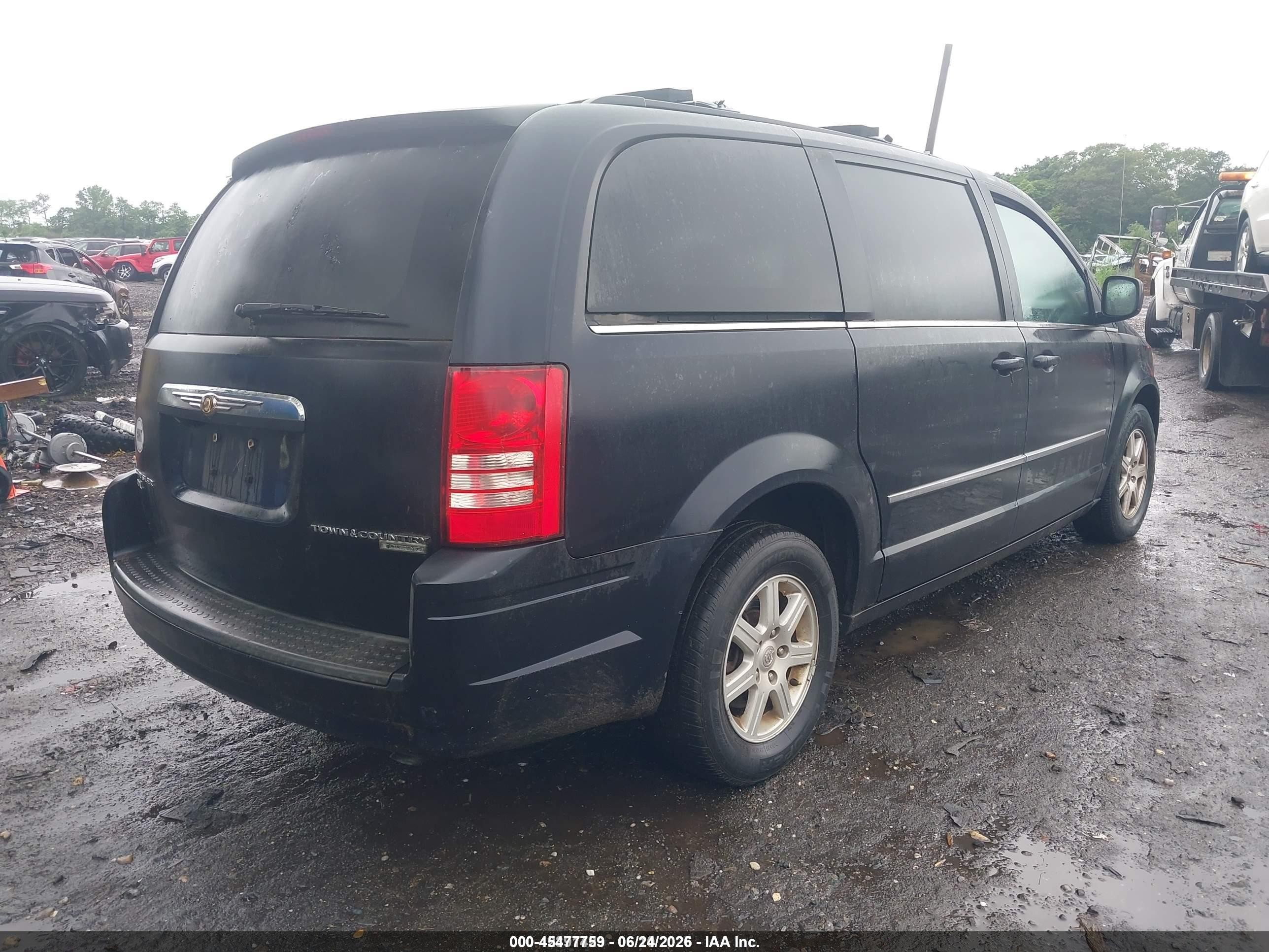 2010 Chrysler Town & Country Touring Plus Blue vin: 2A4RR8DXXAR320401