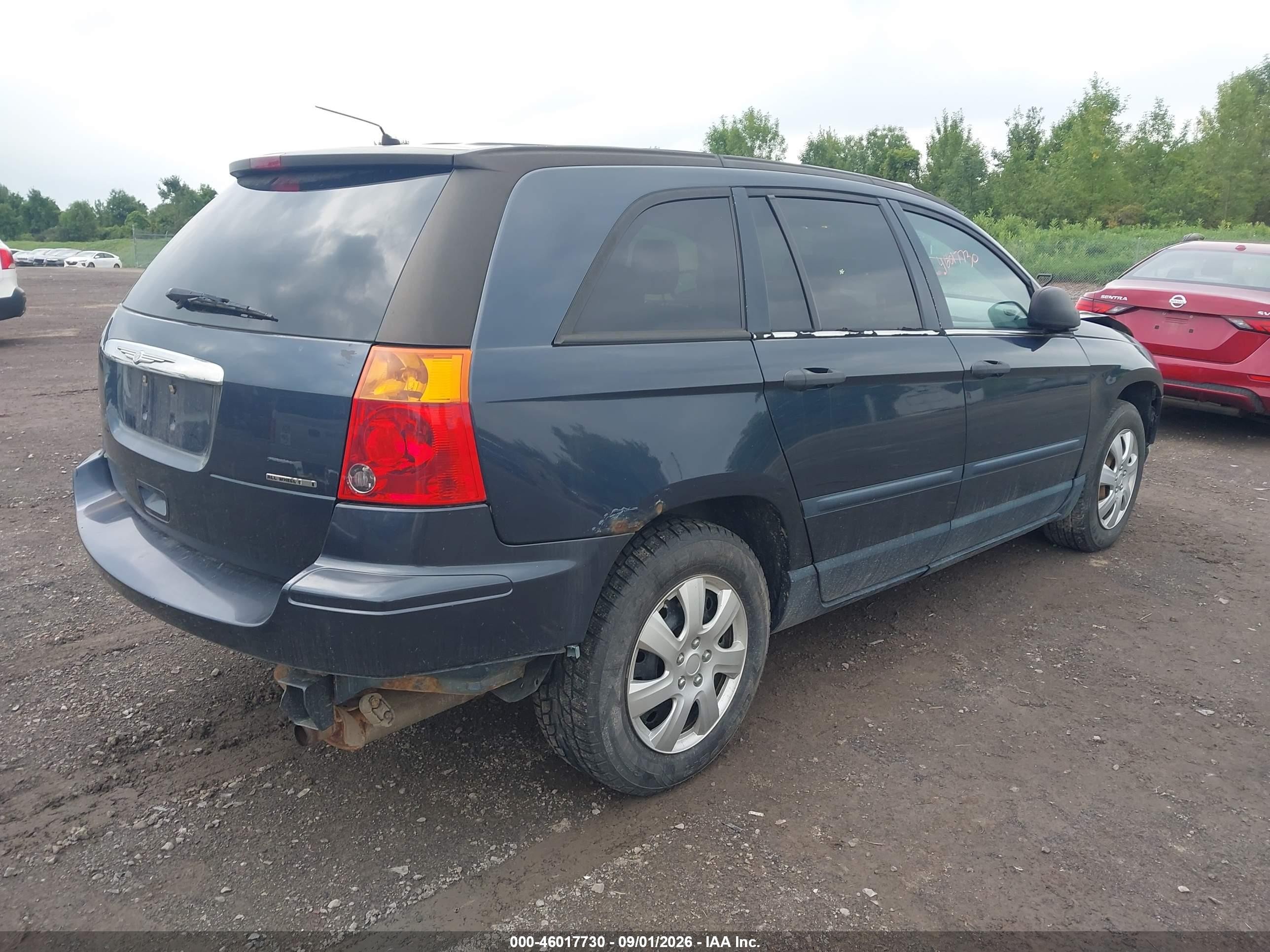 2008 Chrysler Pacifica Lx Dark Blue vin: 2A8GF48X58R634503