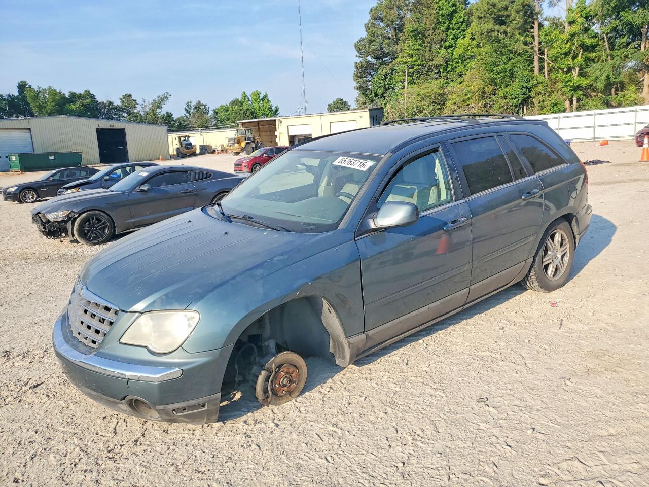 2007 Chrysler Pacifica Touring Green vin: 2A8GF68X07R289679