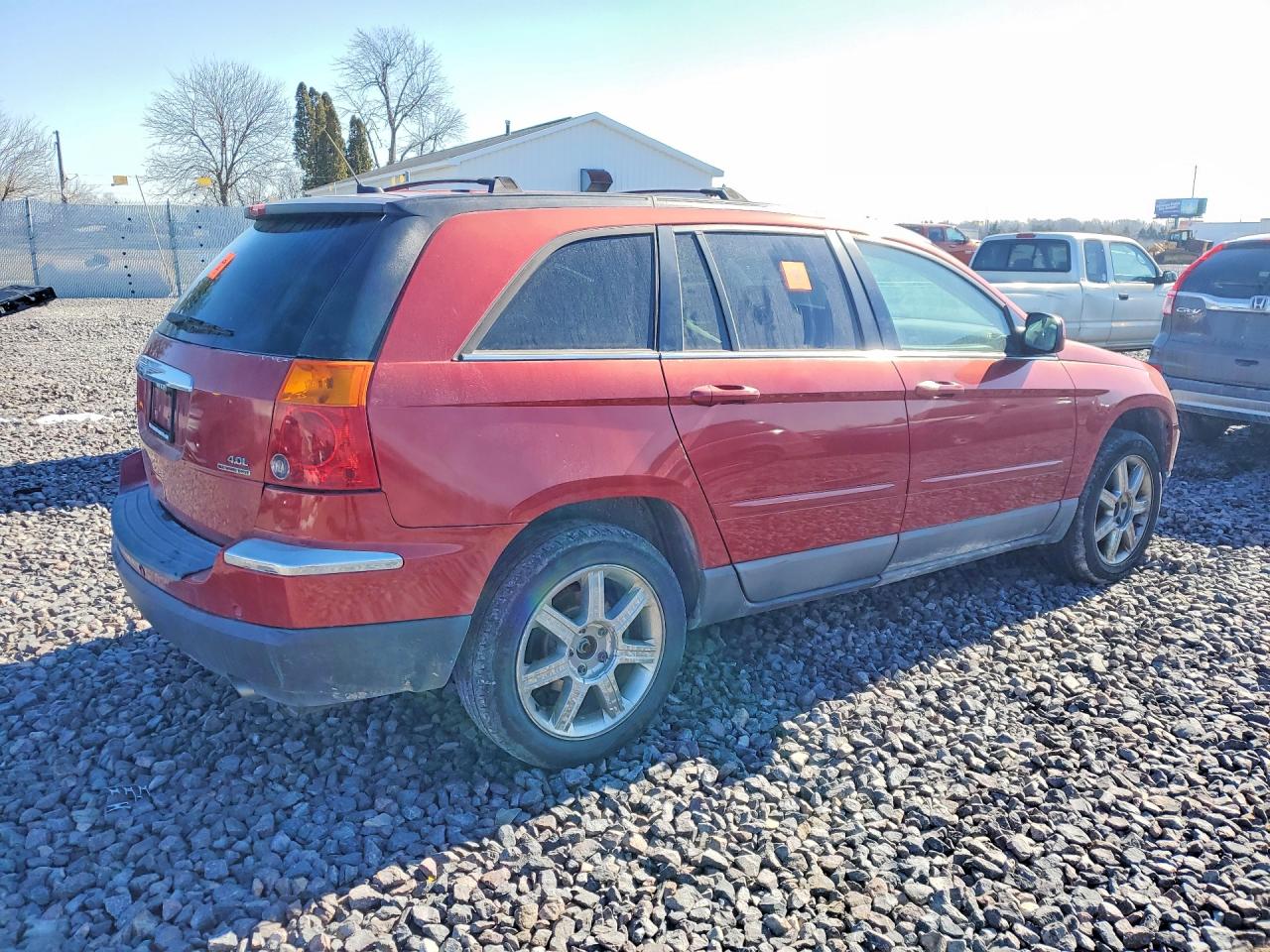 2007 Chrysler Pacifica Touring Red vin: 2A8GF68X07R307971