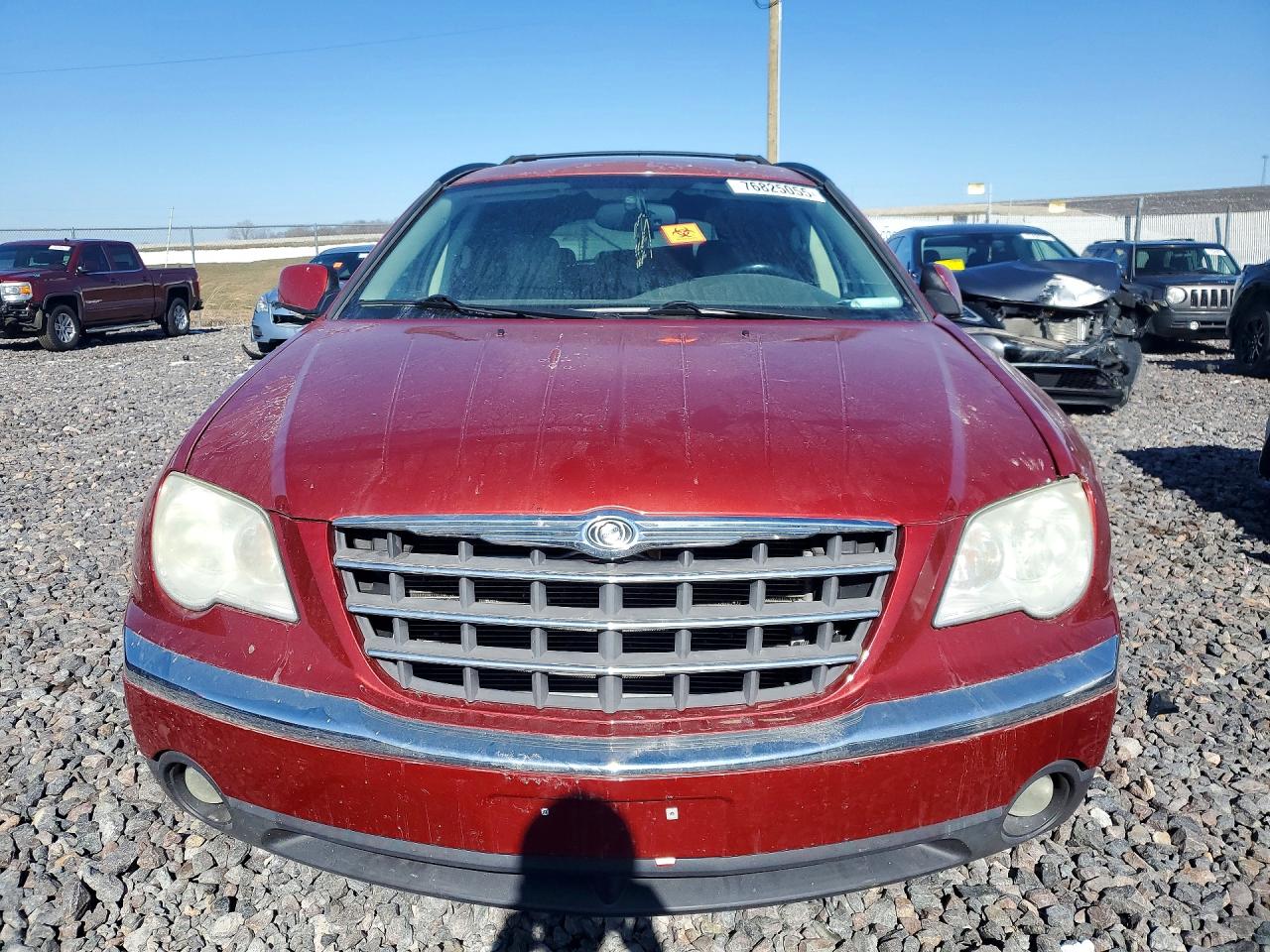 2007 Chrysler Pacifica Touring Red vin: 2A8GF68X07R307971