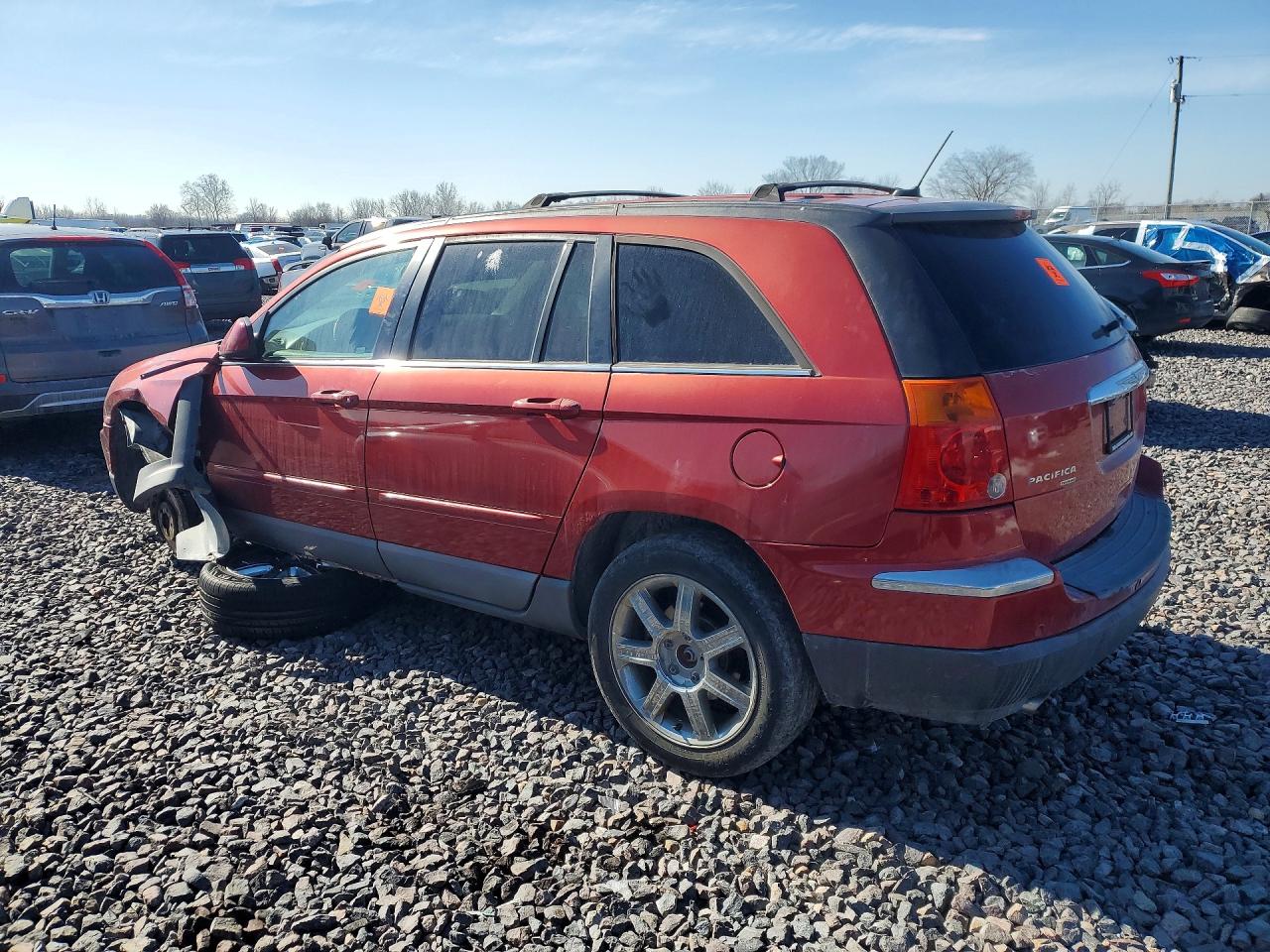 2007 Chrysler Pacifica Touring Red vin: 2A8GF68X07R307971