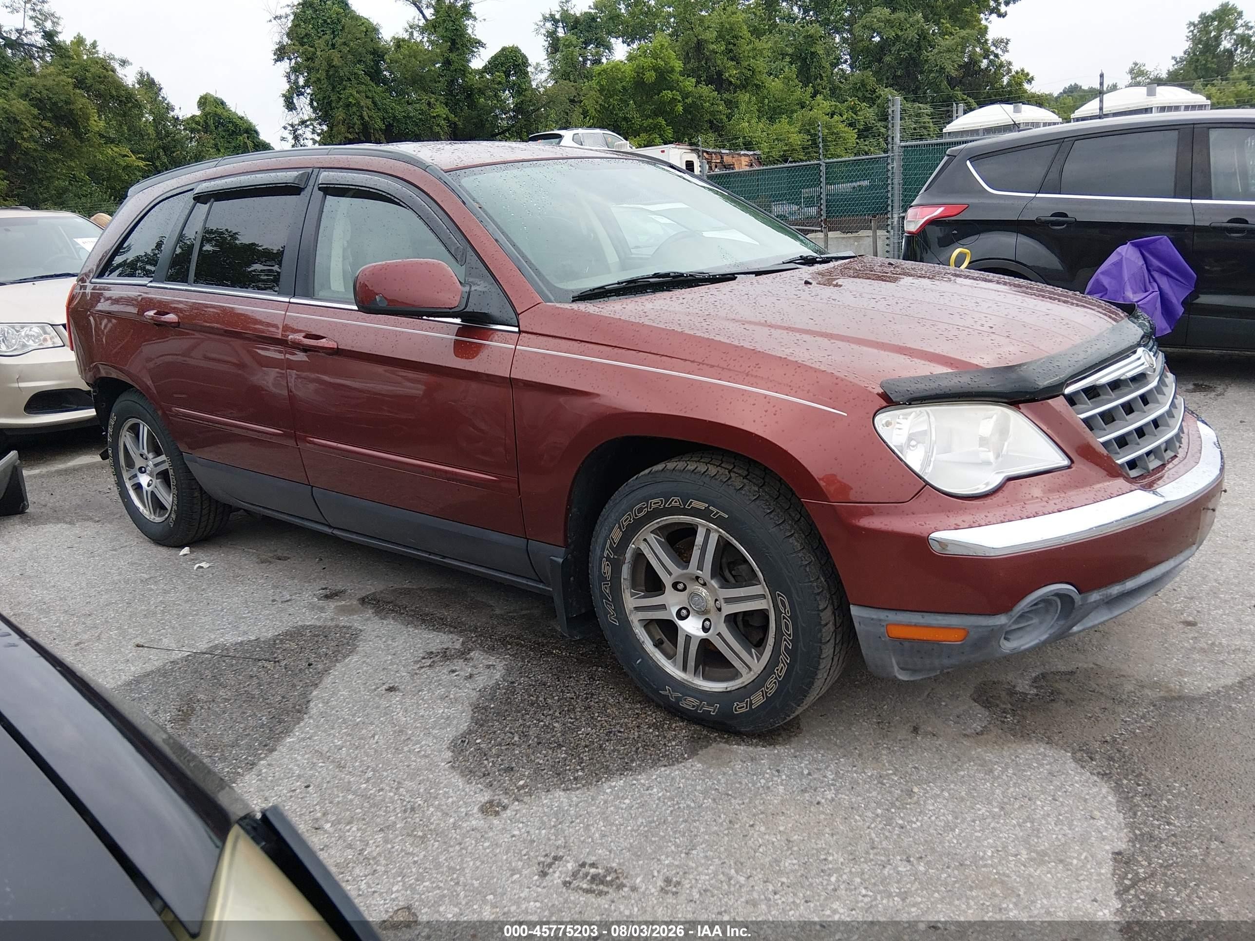 2007 Chrysler Pacifica Touring Красный vin: 2A8GF68X37R333982