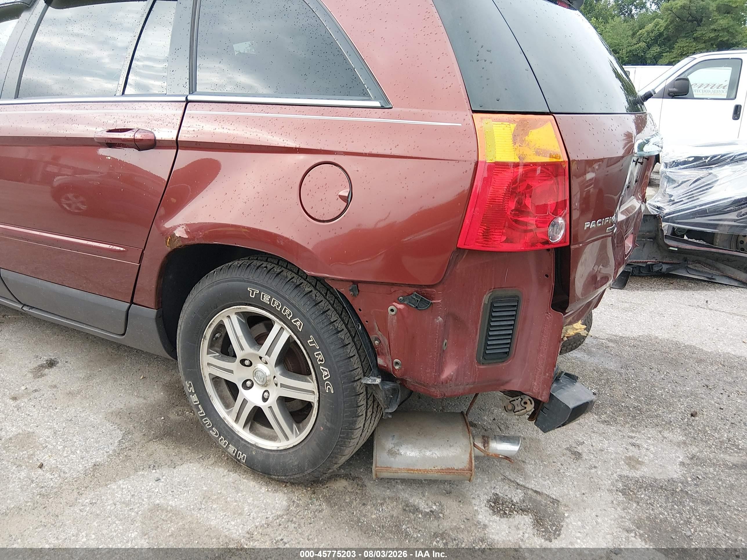 2007 Chrysler Pacifica Touring Красный vin: 2A8GF68X37R333982