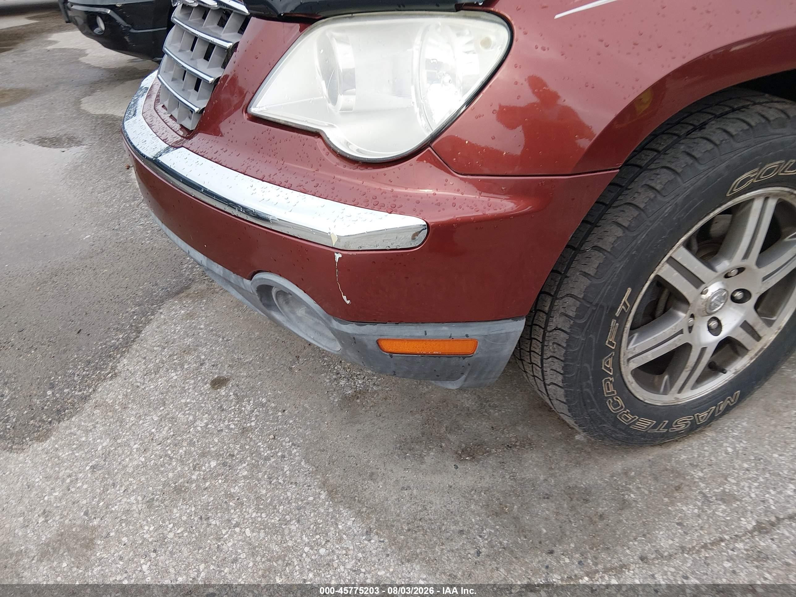 2007 Chrysler Pacifica Touring Красный vin: 2A8GF68X37R333982