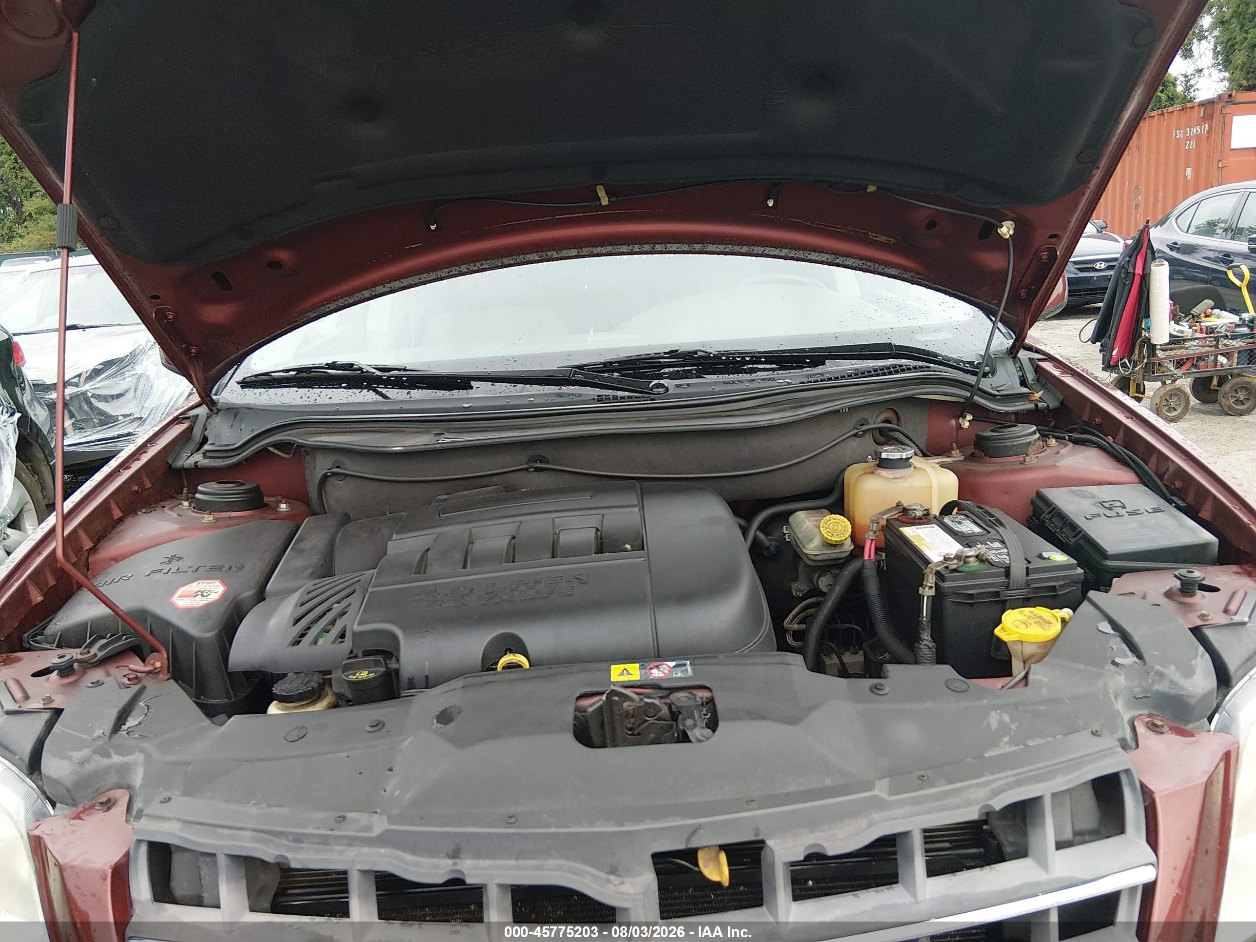 2007 Chrysler Pacifica Touring Красный vin: 2A8GF68X37R333982