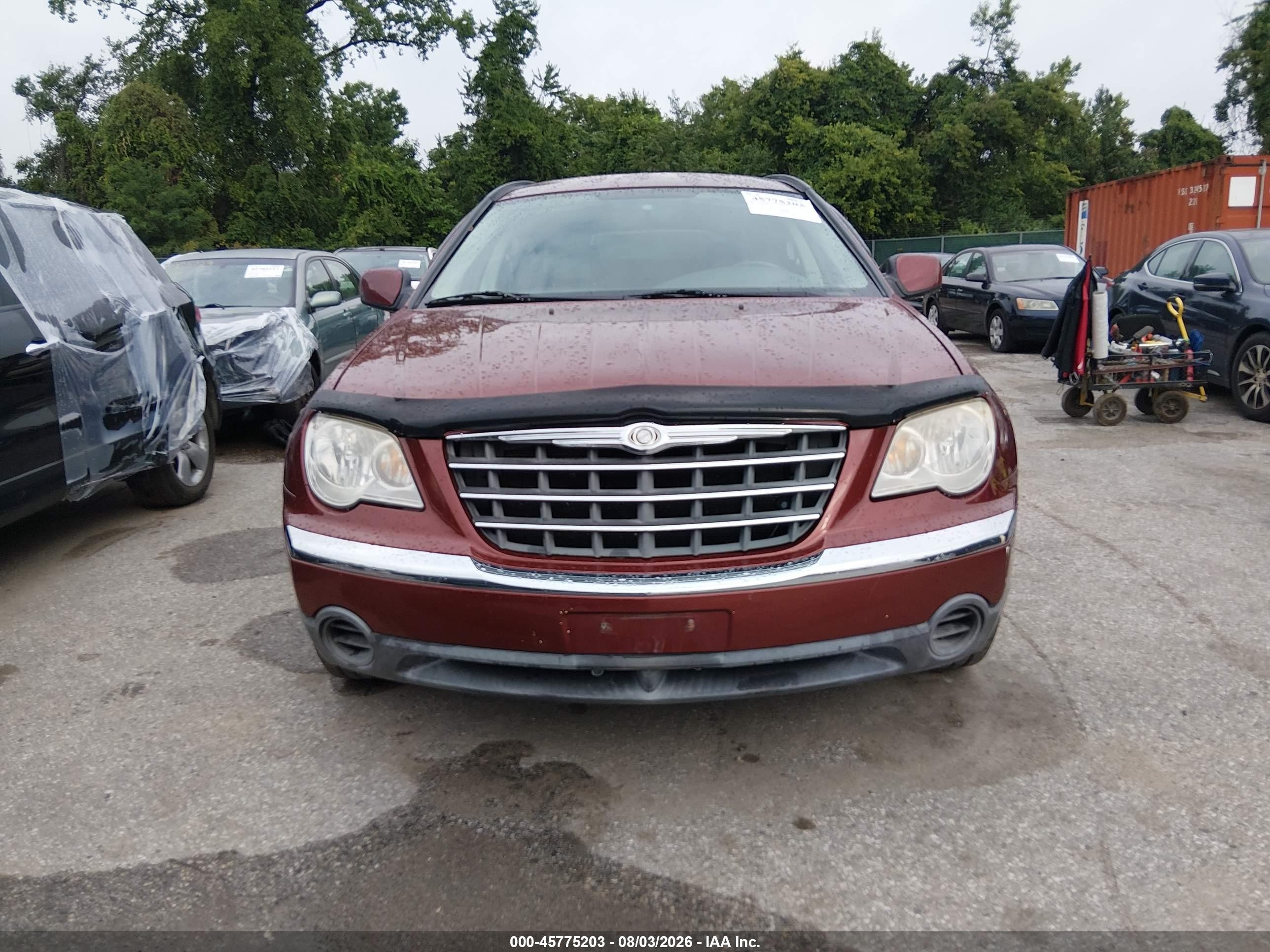 2007 Chrysler Pacifica Touring Красный vin: 2A8GF68X37R333982