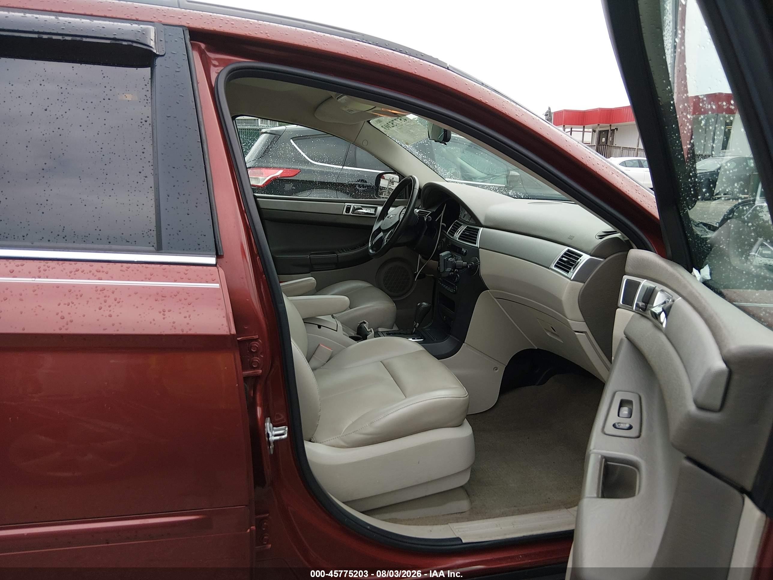 2007 Chrysler Pacifica Touring Красный vin: 2A8GF68X37R333982