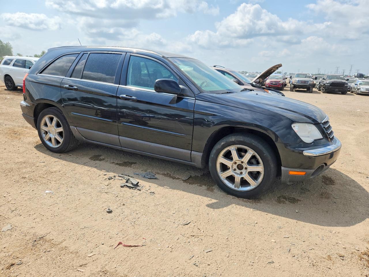 2007 Chrysler Pacifica Touring Black vin: 2A8GF68X37R362639