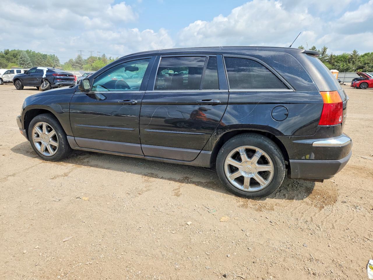 2007 Chrysler Pacifica Touring Black vin: 2A8GF68X37R362639