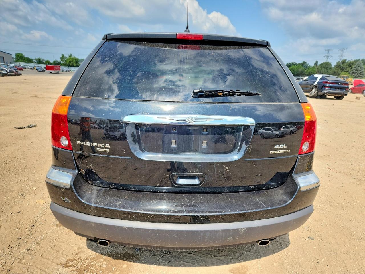 2007 Chrysler Pacifica Touring Black vin: 2A8GF68X37R362639