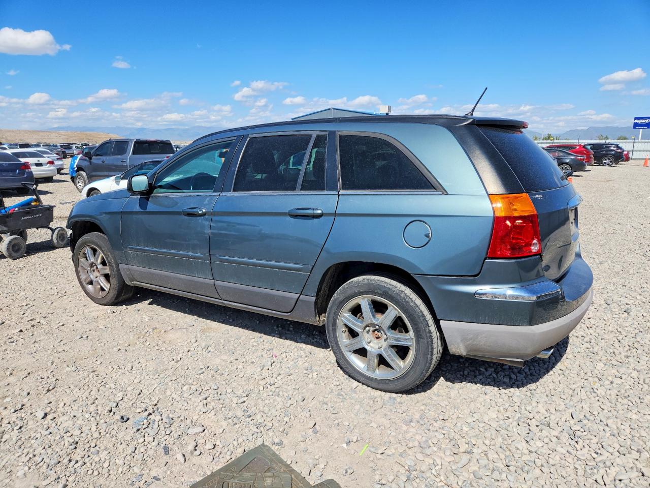 2007 Chrysler Pacifica Touring Green vin: 2A8GF68X77R253214