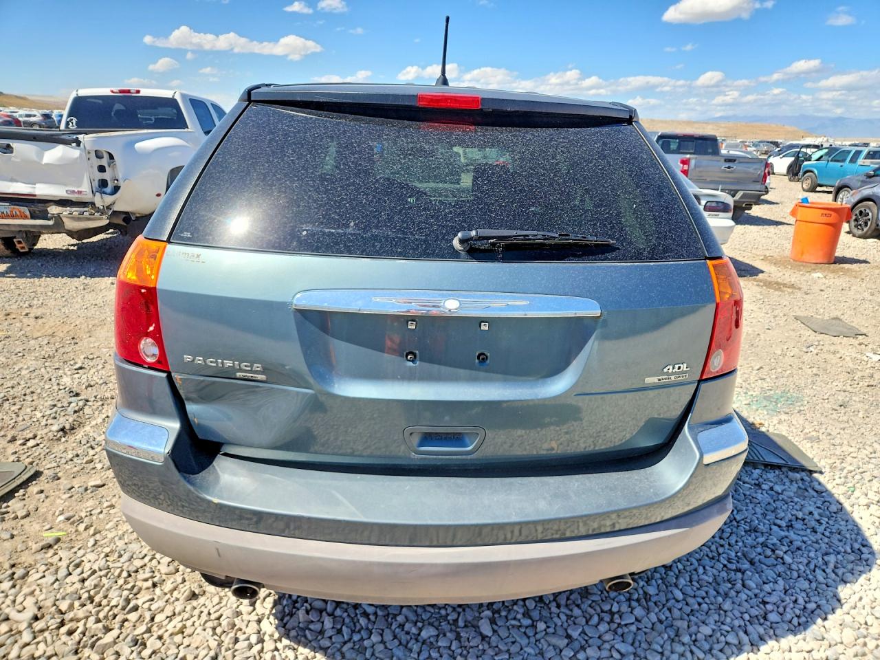 2007 Chrysler Pacifica Touring Green vin: 2A8GF68X77R253214