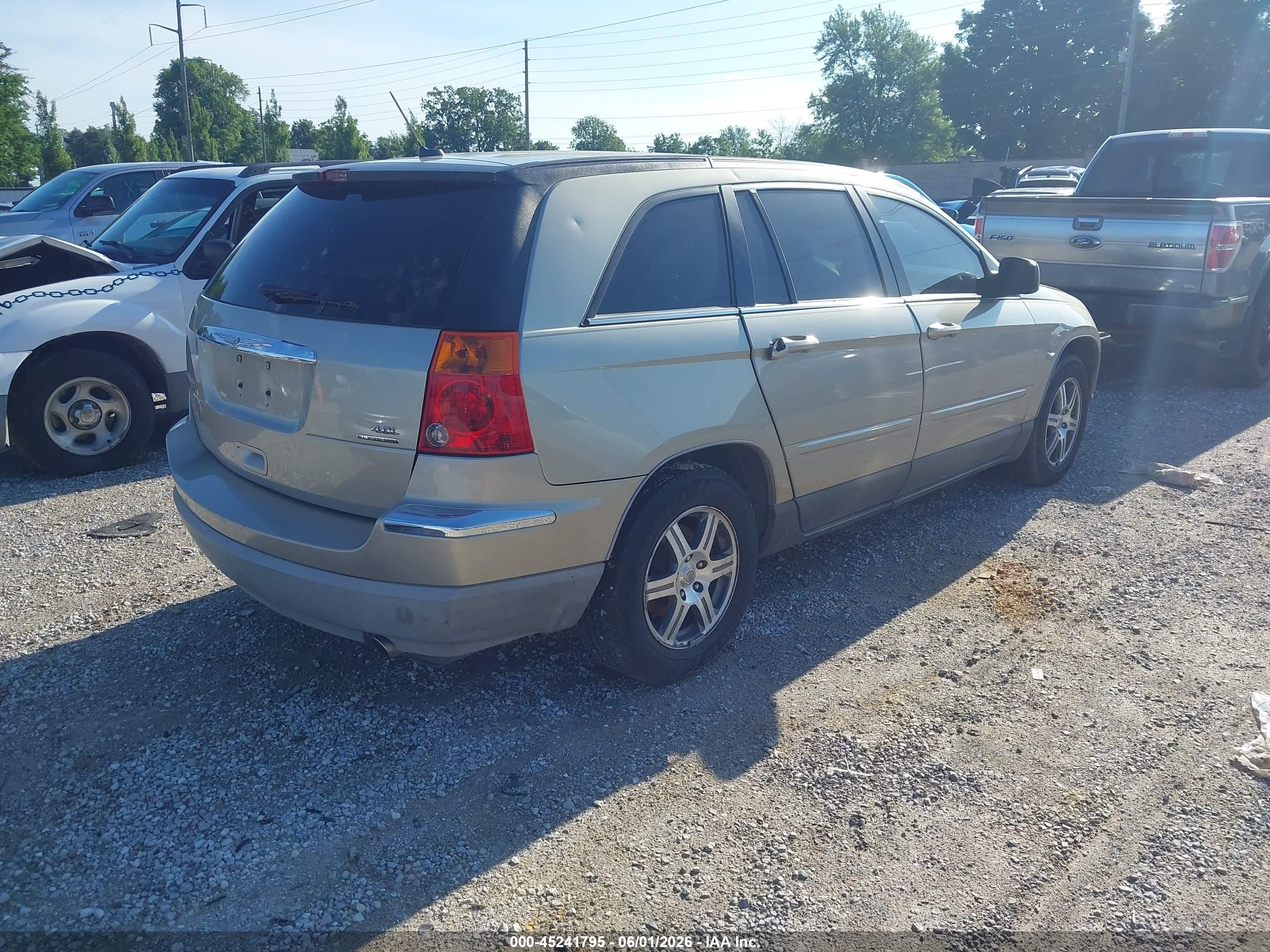 2007 Chrysler Pacifica Touring Gold vin: 2A8GF68X87R364886