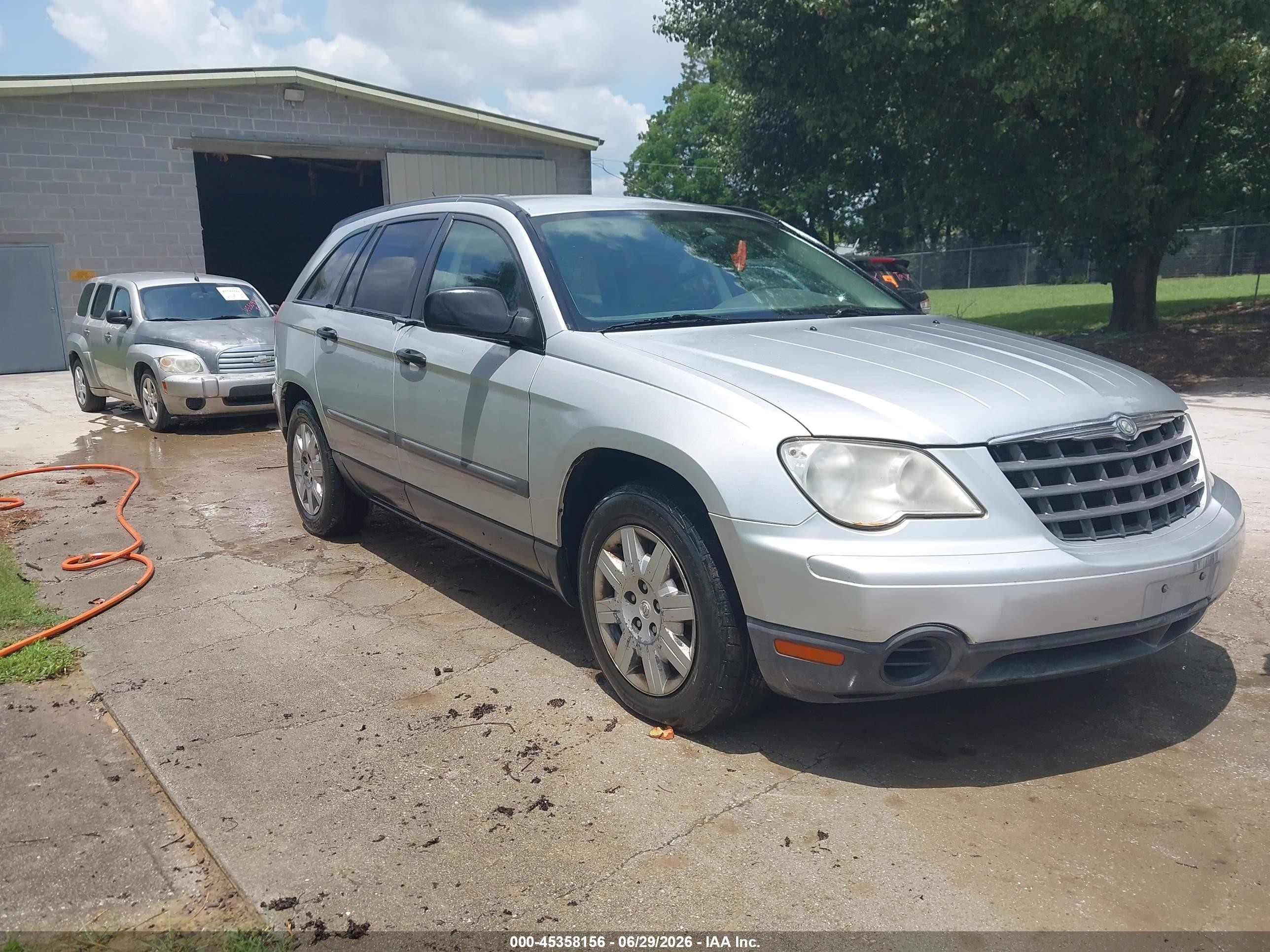 2008 Chrysler Pacifica Lx Silver vin: 2A8GM48L08R608474