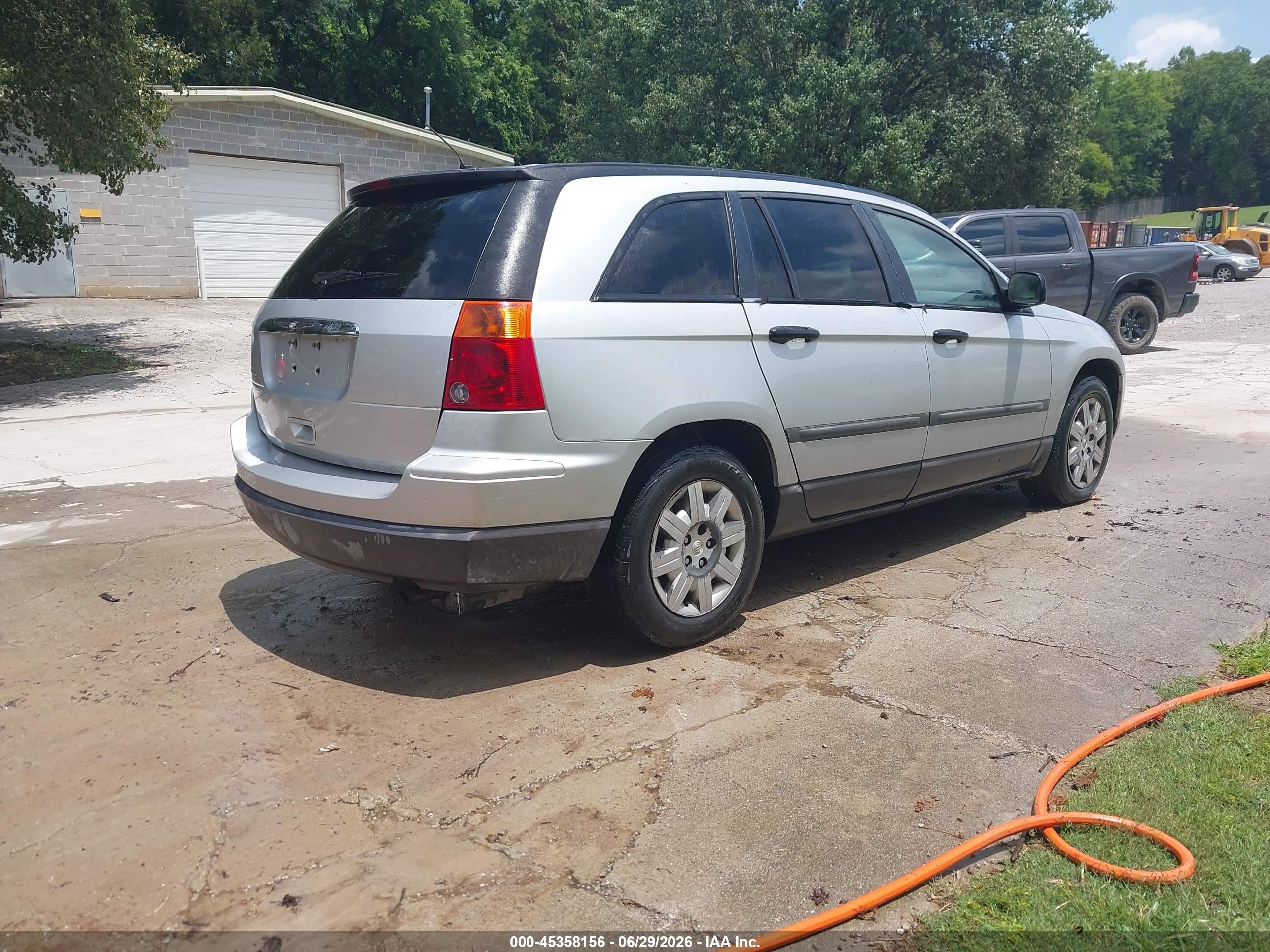 2008 Chrysler Pacifica Lx Silver vin: 2A8GM48L08R608474