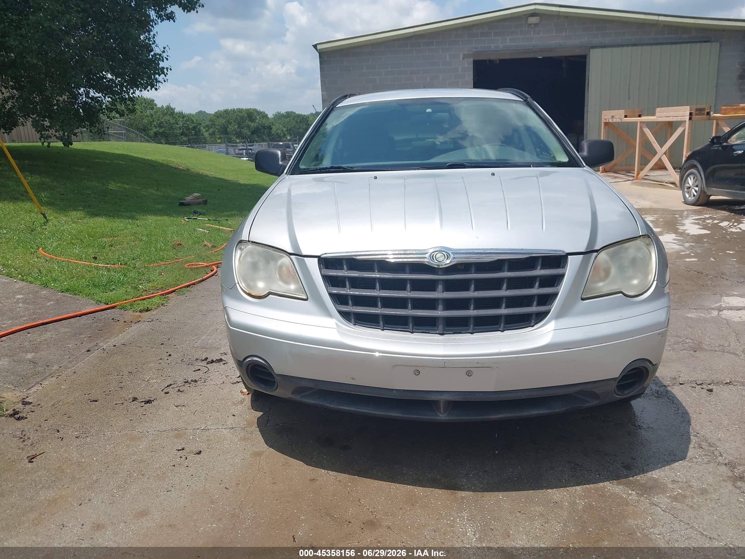 2008 Chrysler Pacifica Lx Silver vin: 2A8GM48L08R608474